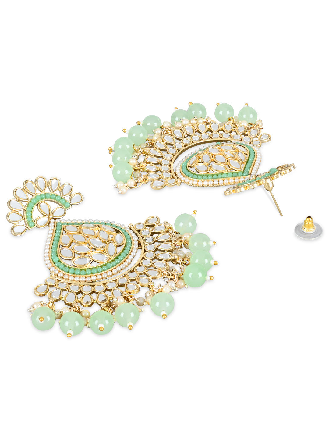 'Mahnoor' Mint Earrings