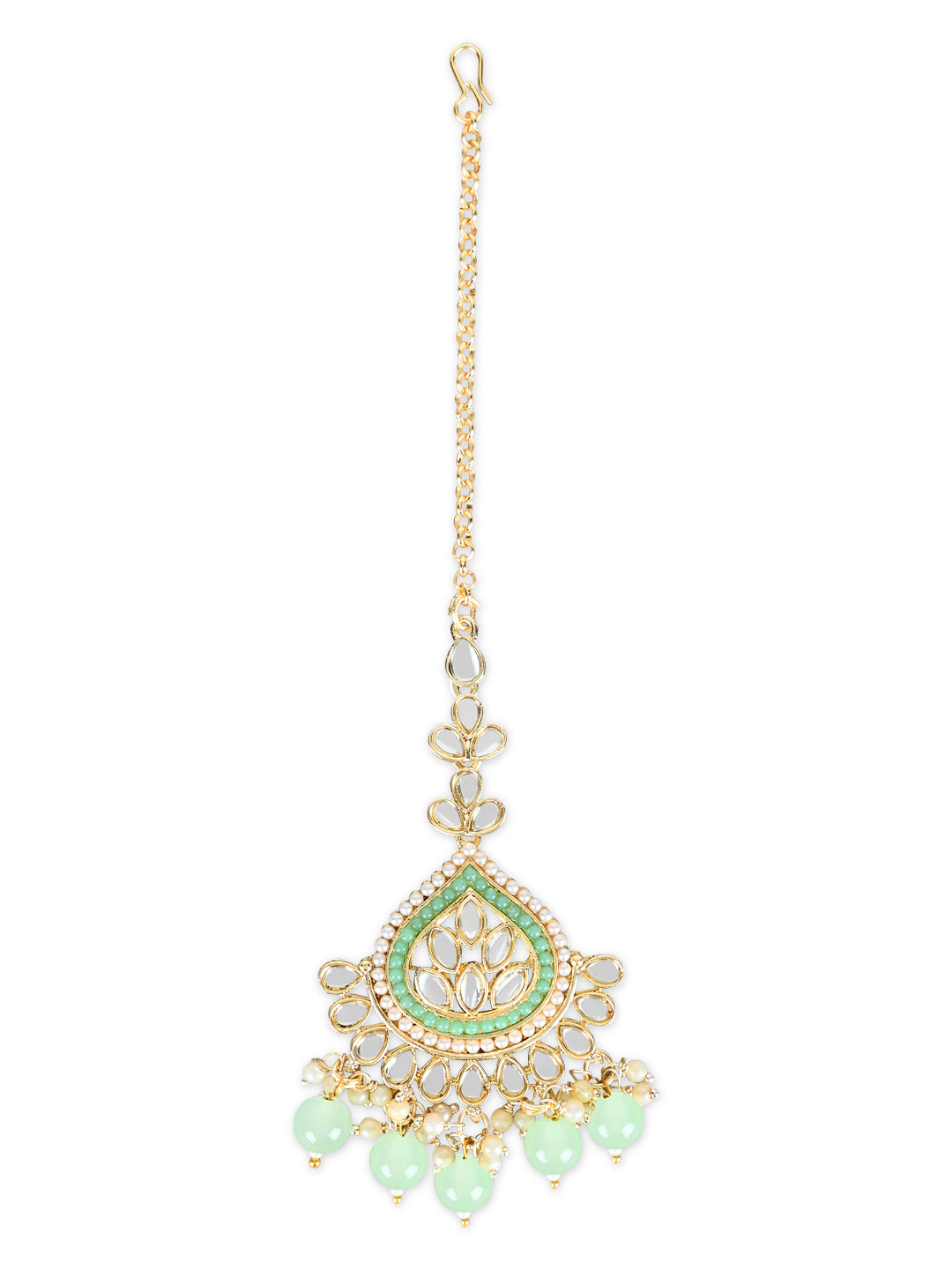 'Mahnoor' Mint Earrings