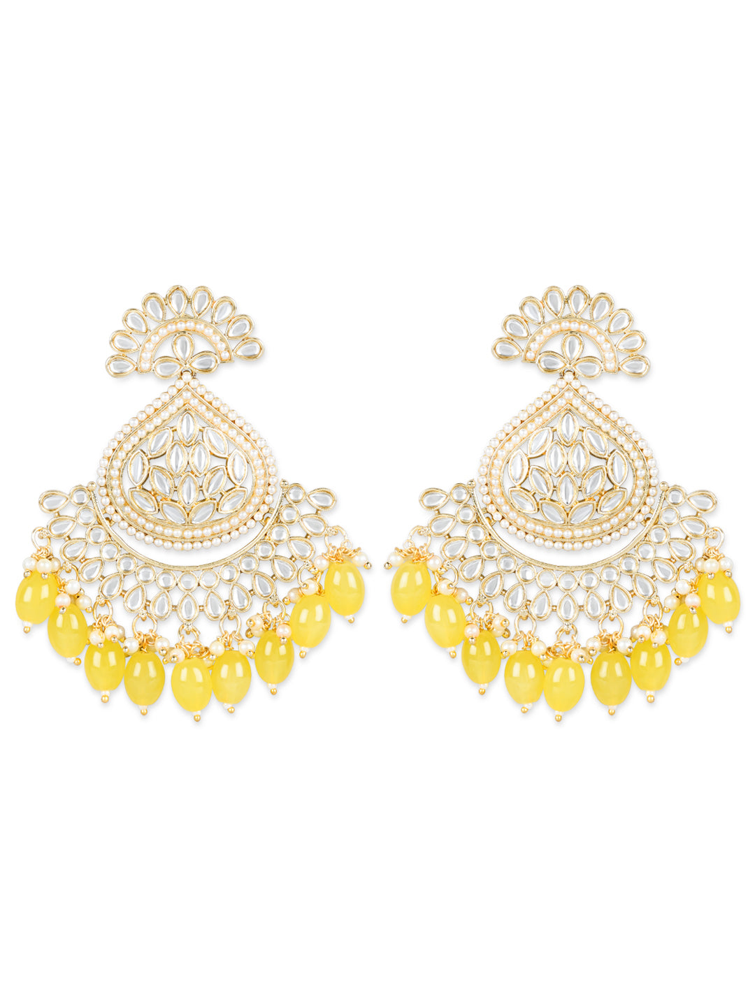 'Jumana' Yellow Earrings