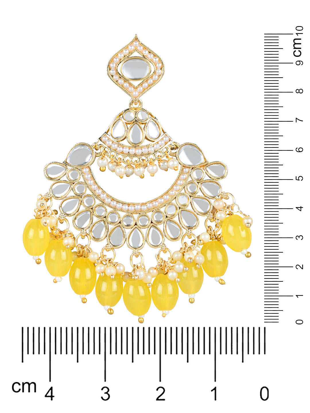 'Elina' Yellow Earrings