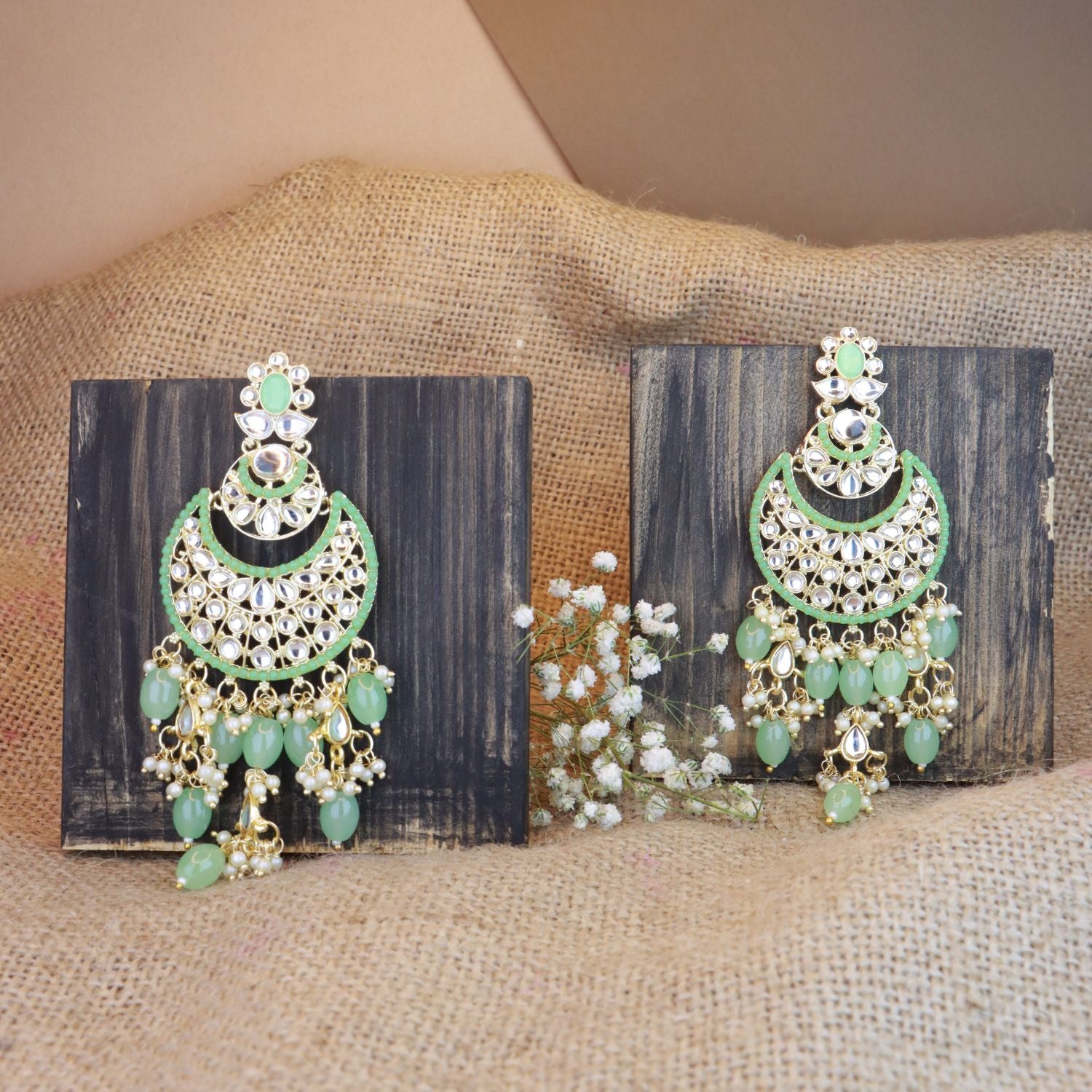 Insha Mint Earrings