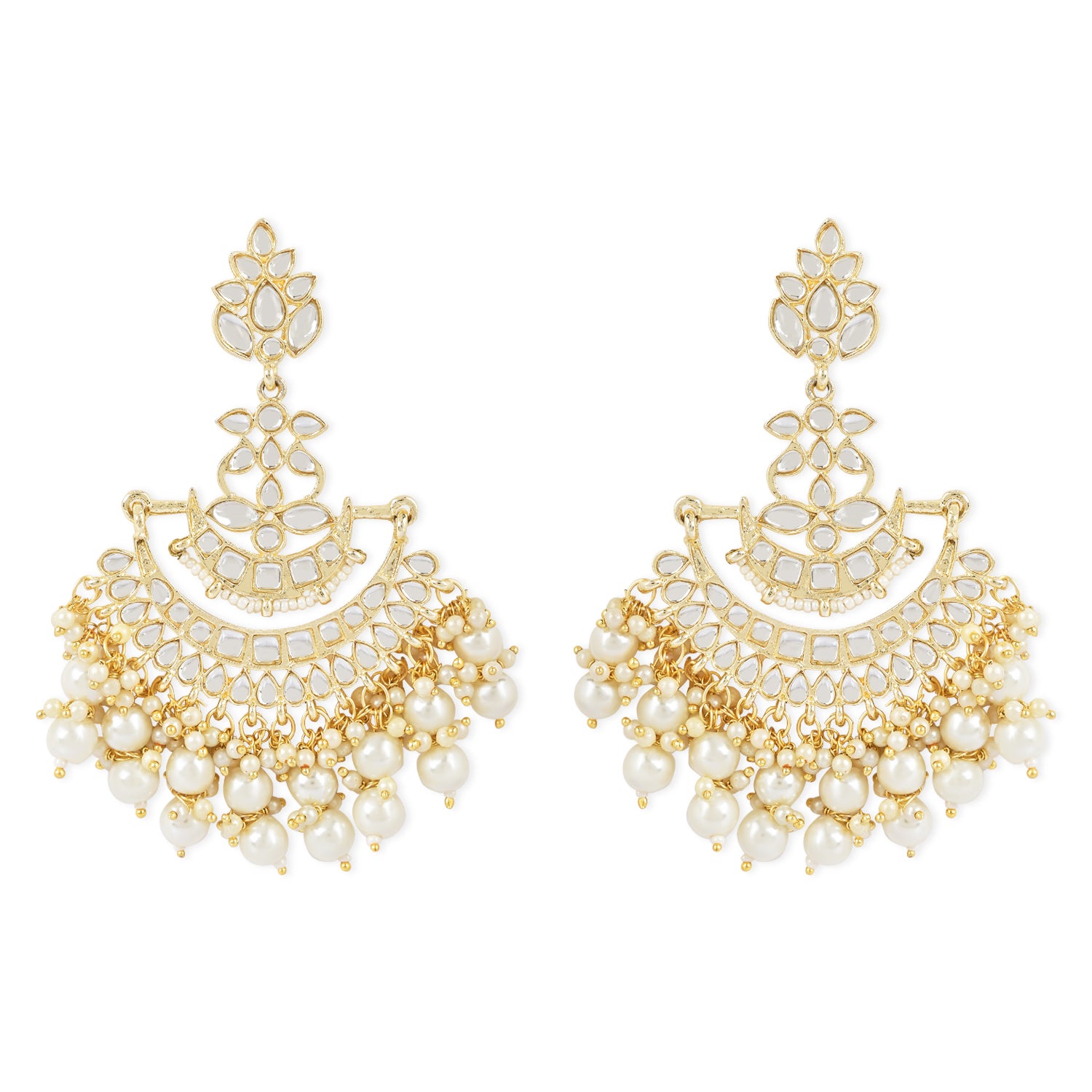 Saamya white Earrings