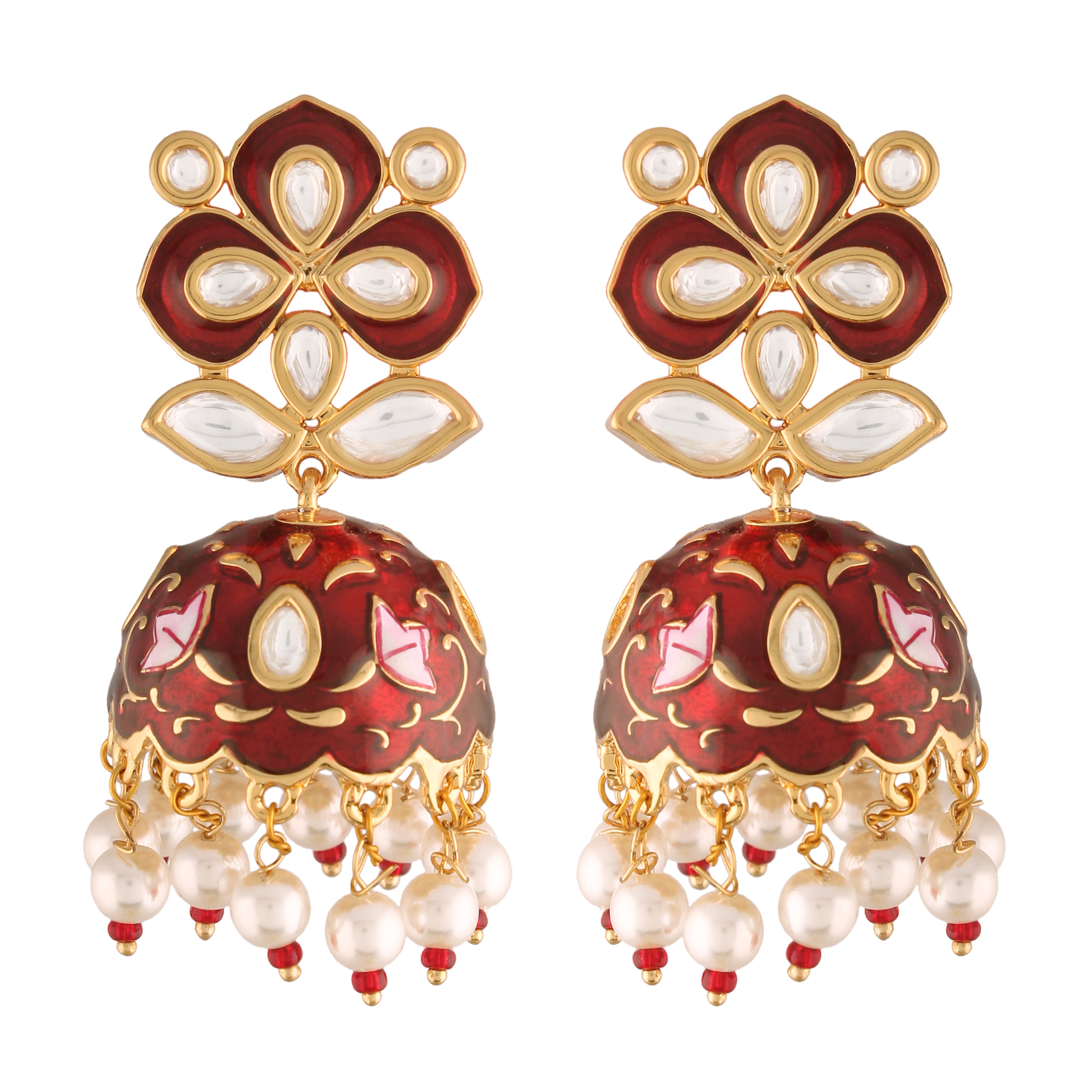 Sumbul Red Earrings