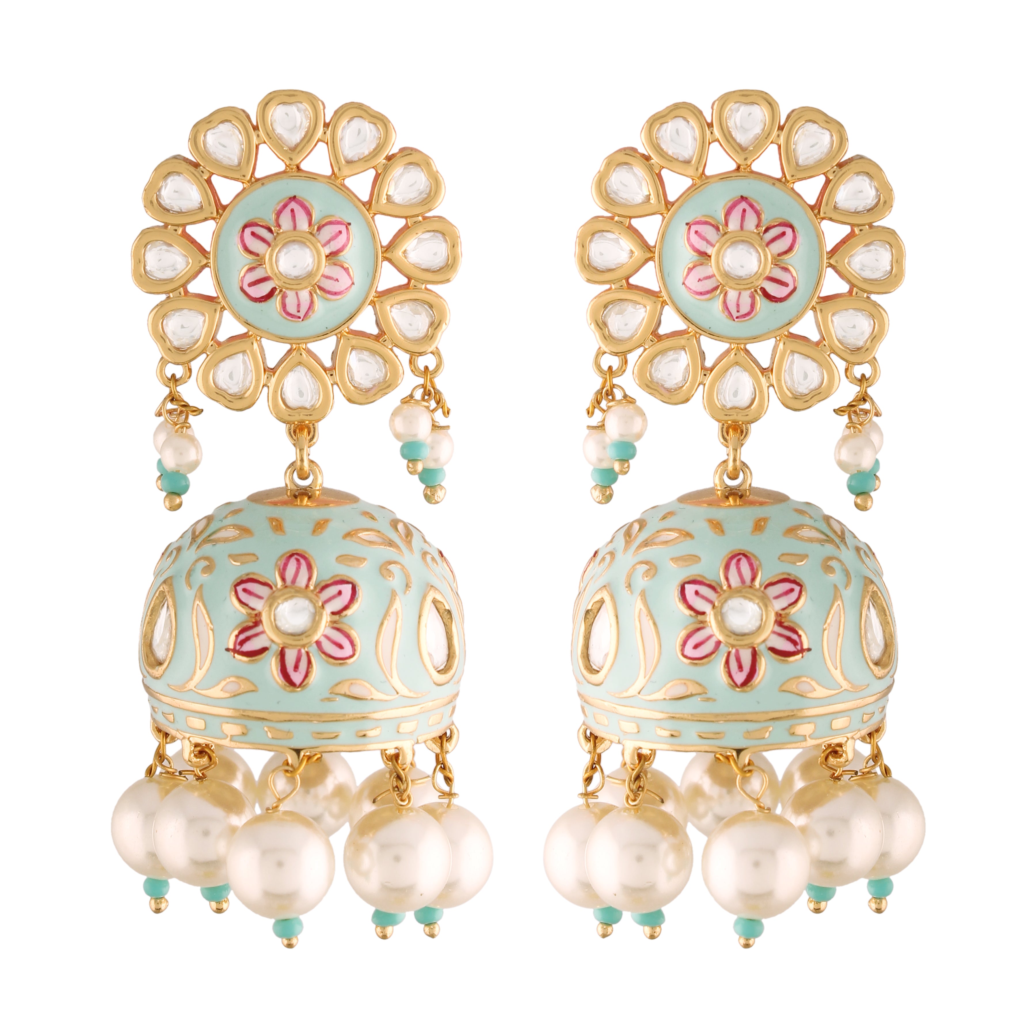 Faheema Mint Earrings