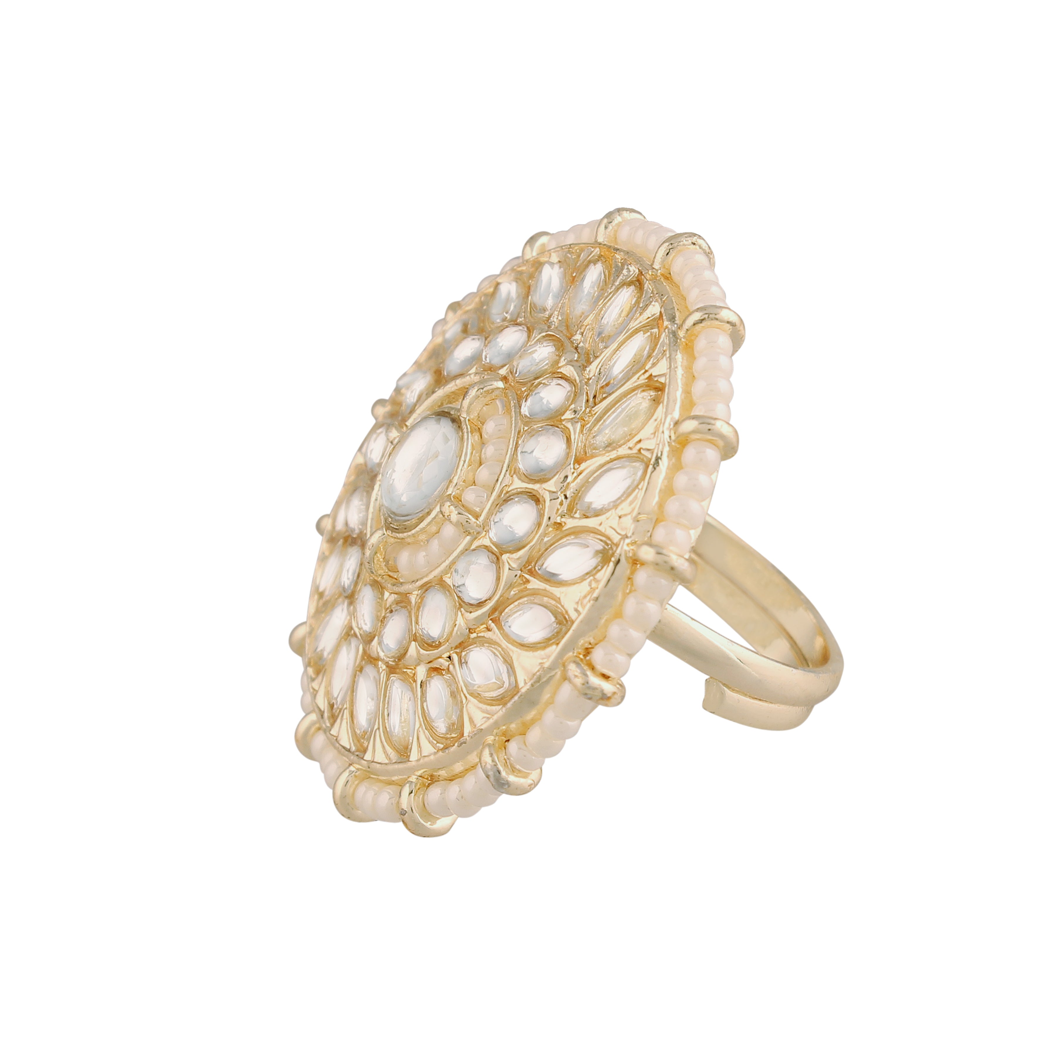 Miloni White Ring