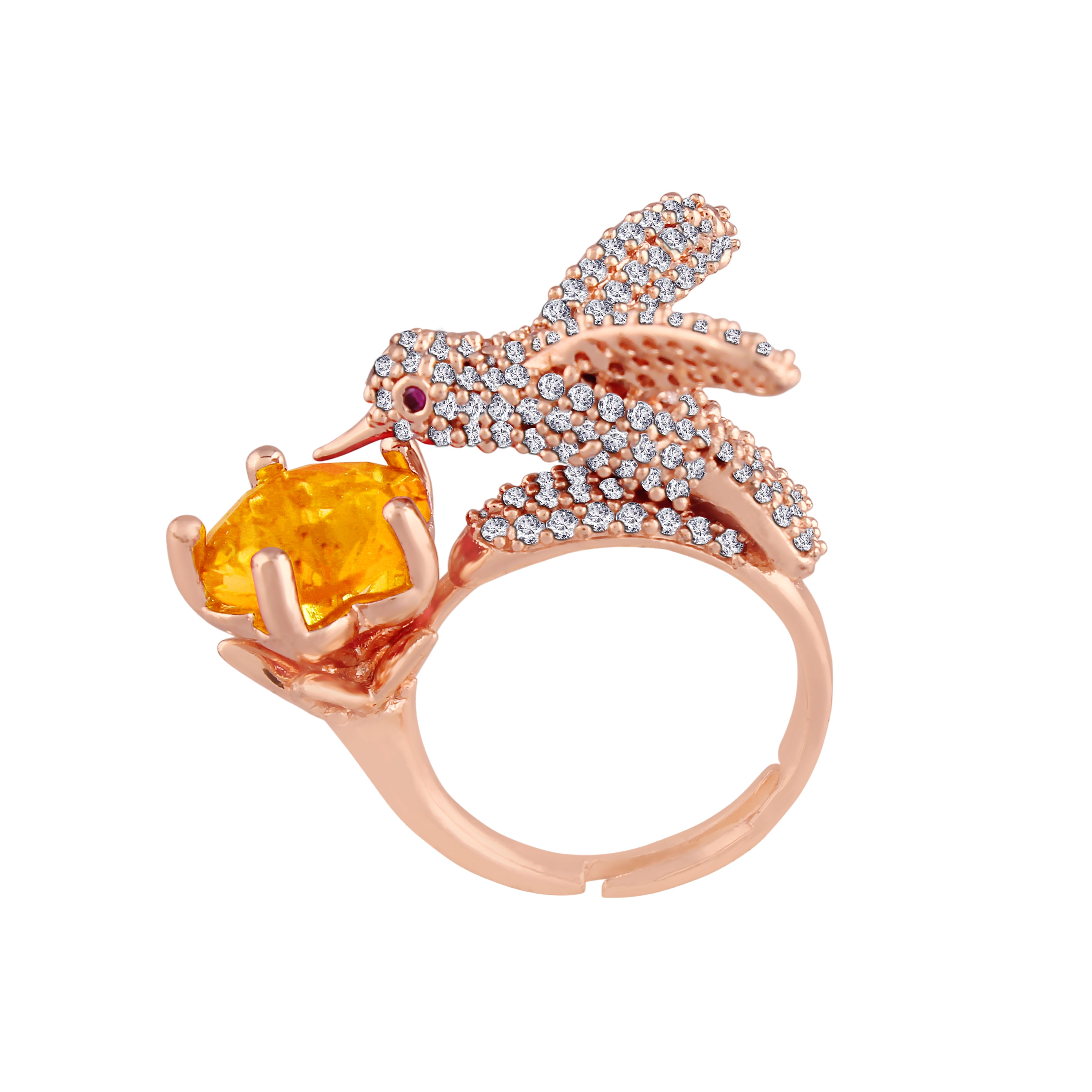 Pearly Bird Ring