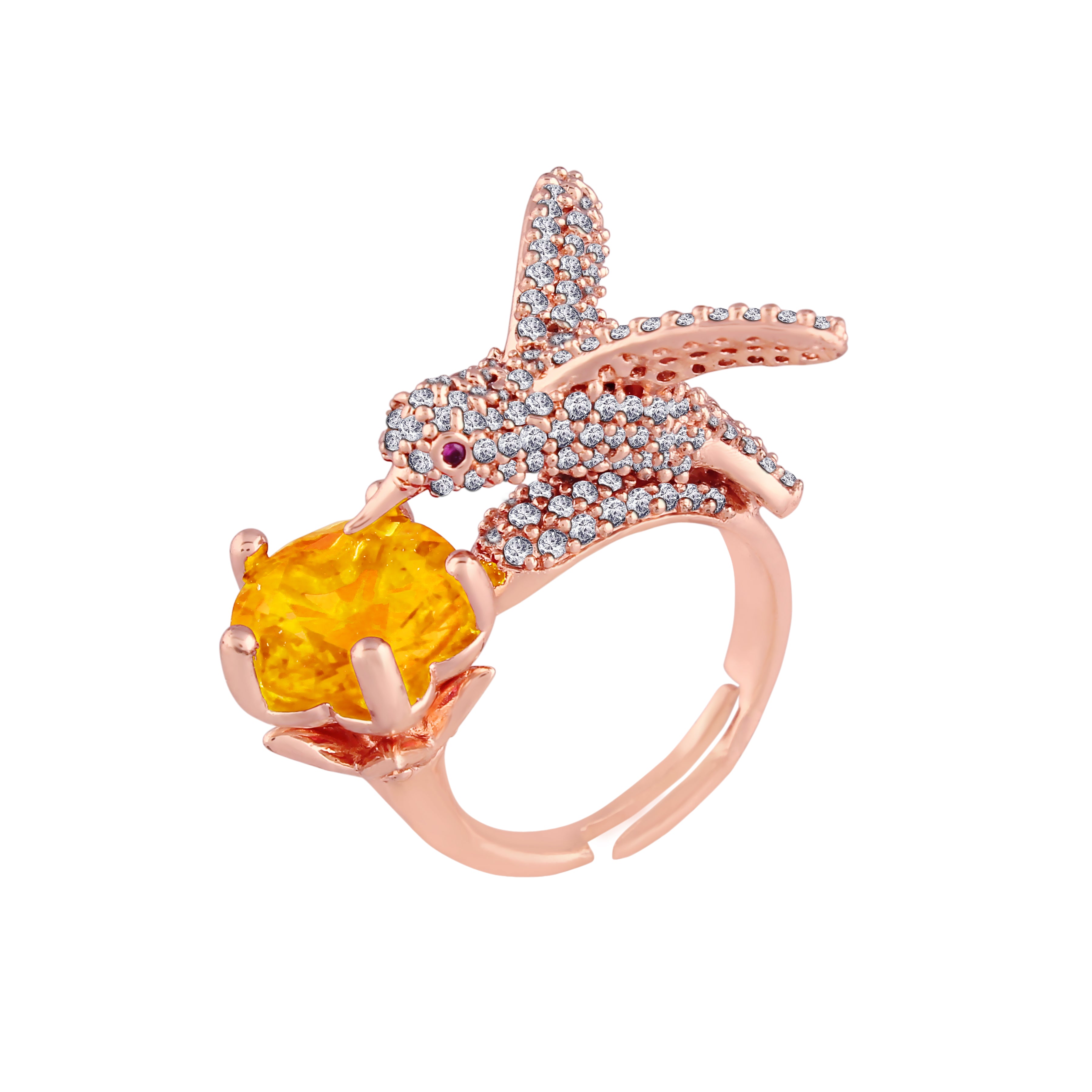 Pearly Bird Ring