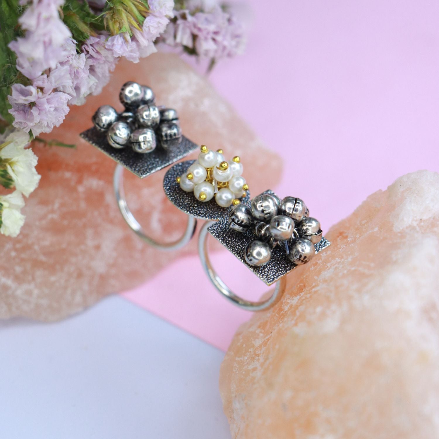 Raksha Oxidised Rings