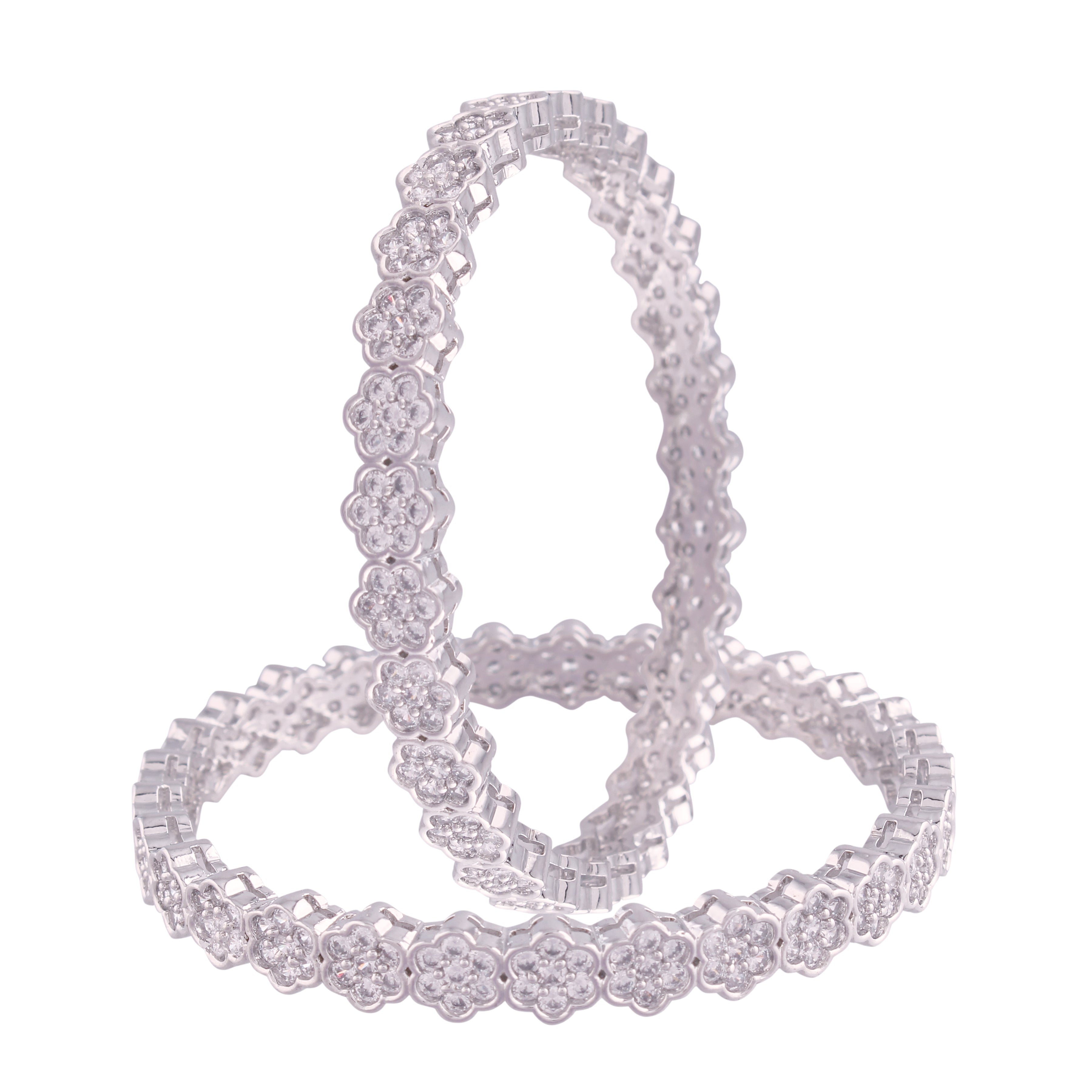 american daimond , cz , bangles