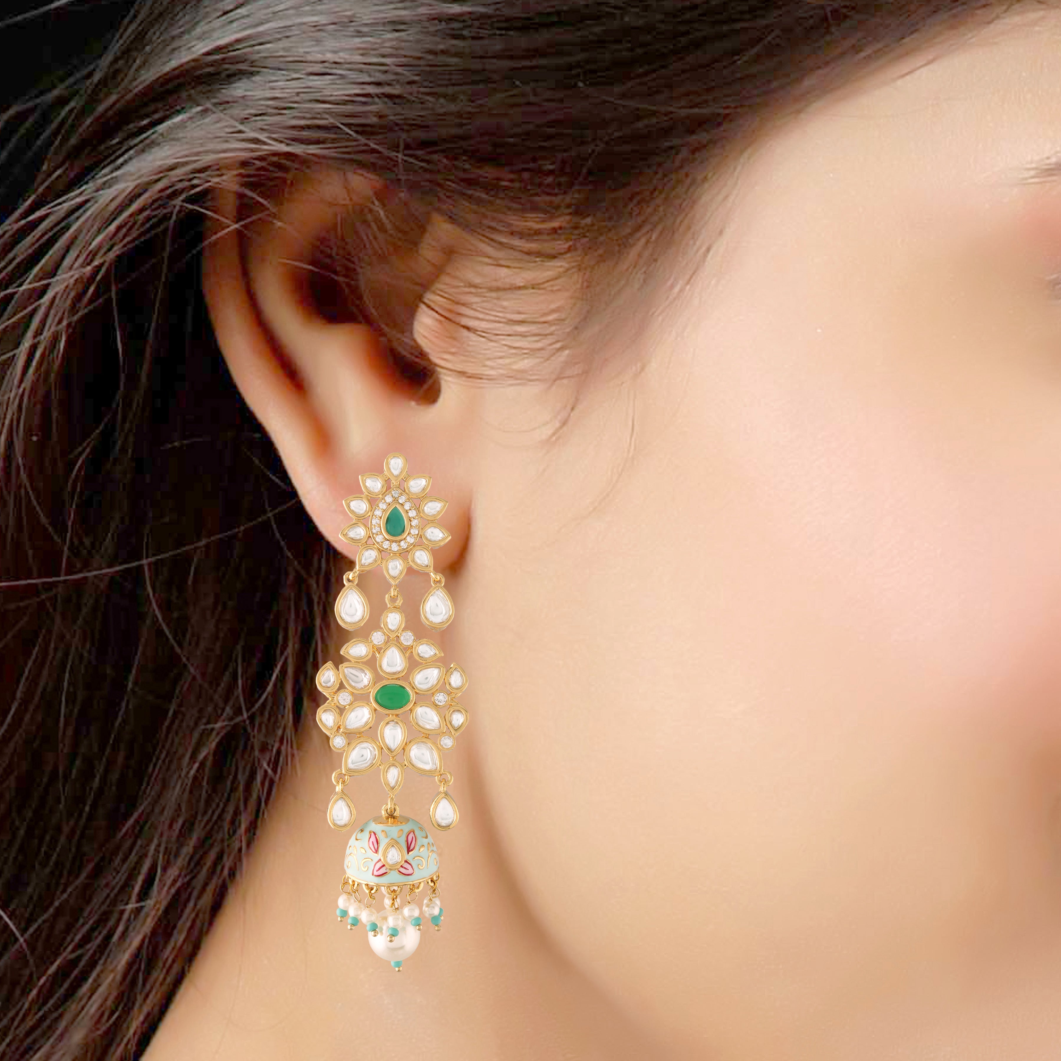 Umaiza Mint Earrings