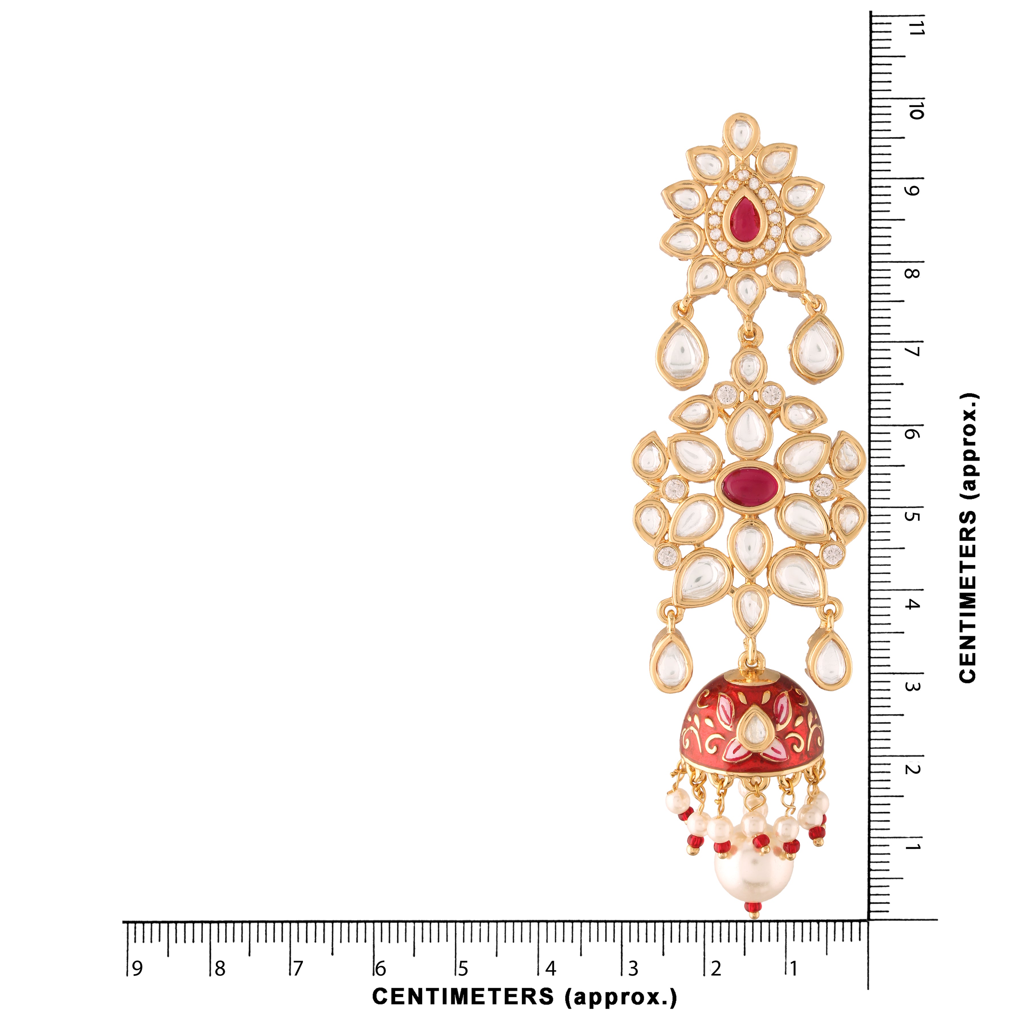 Umaiza Red Earrings