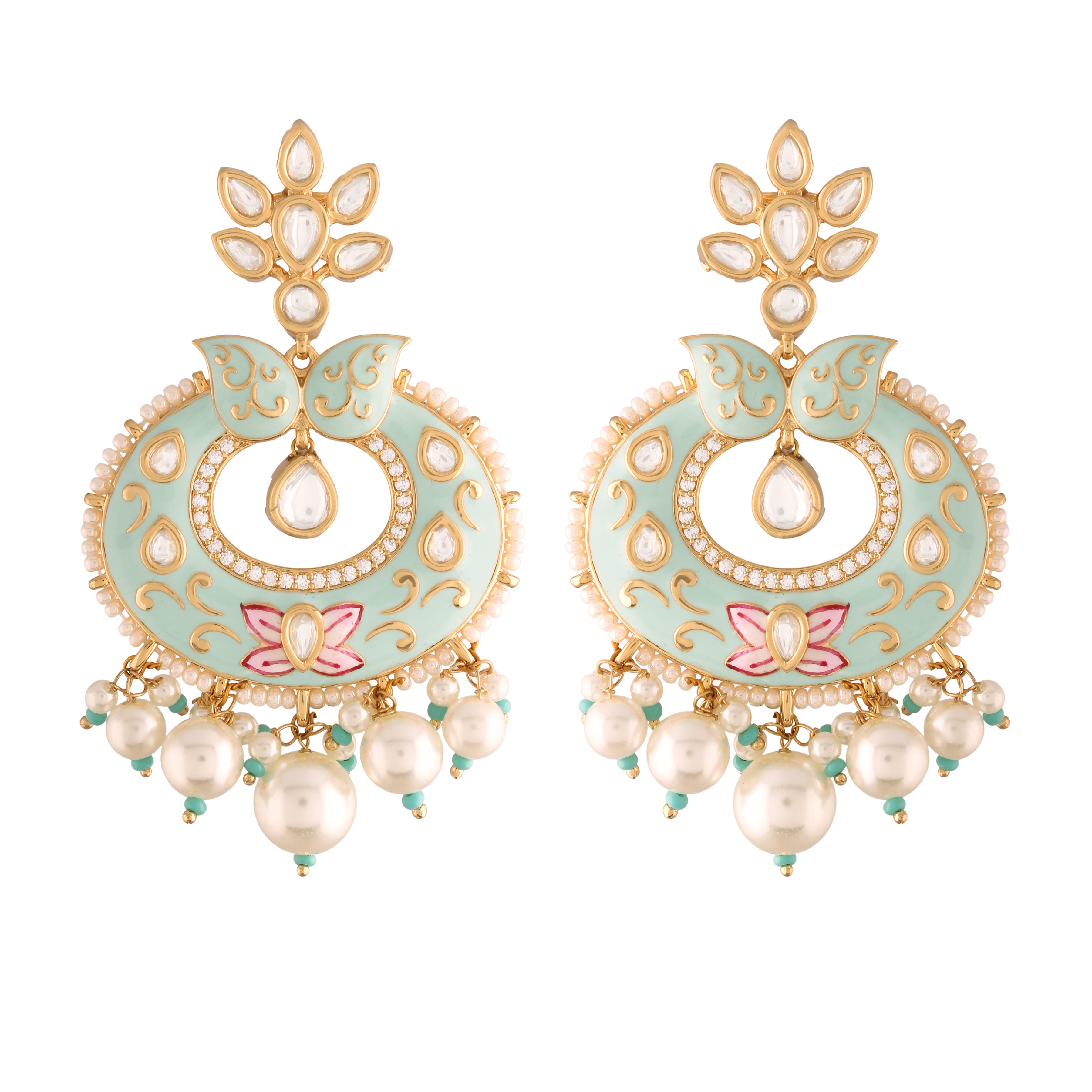 Badr Mint Earrings