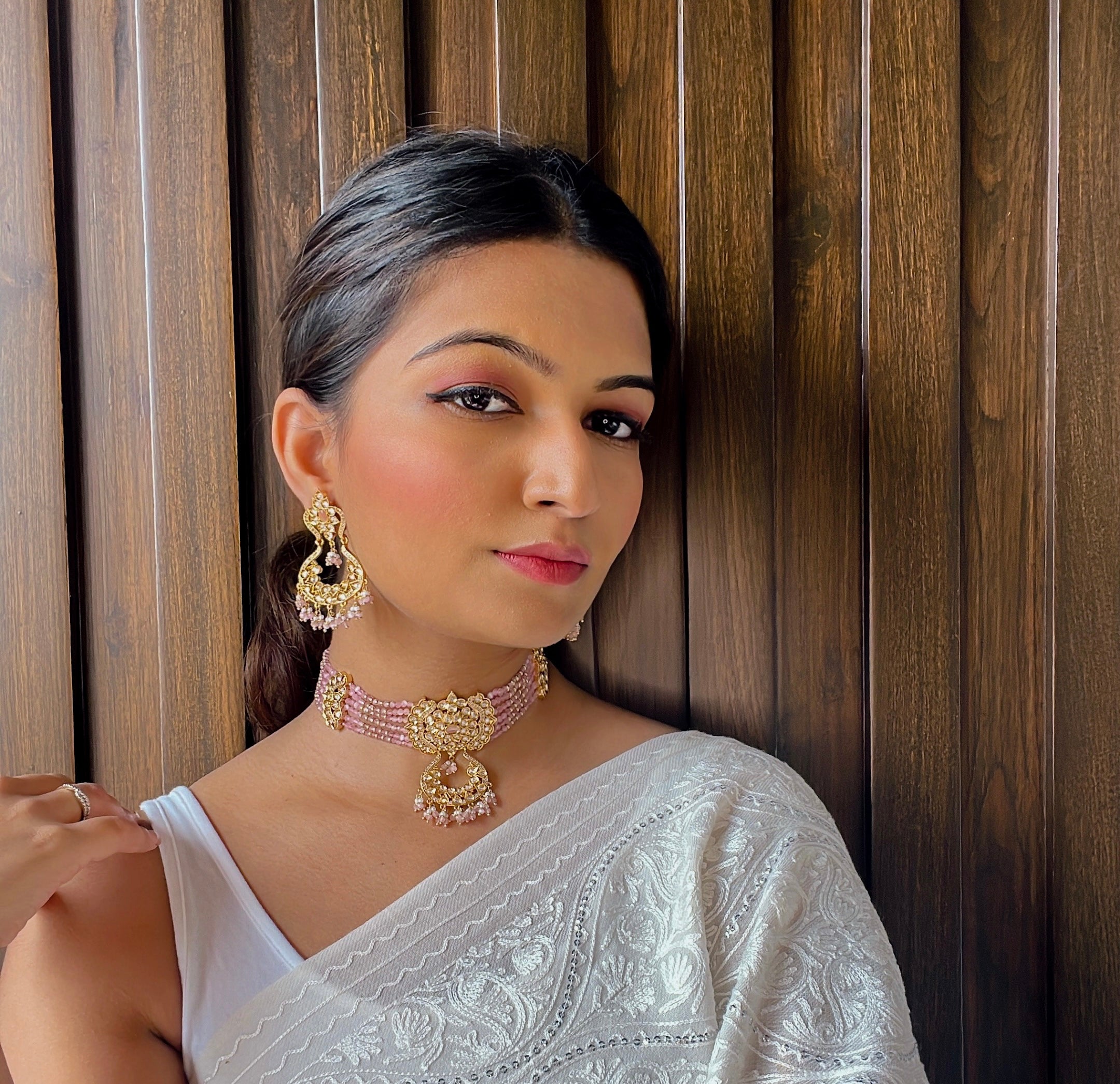 Inaya Pink Choker Set