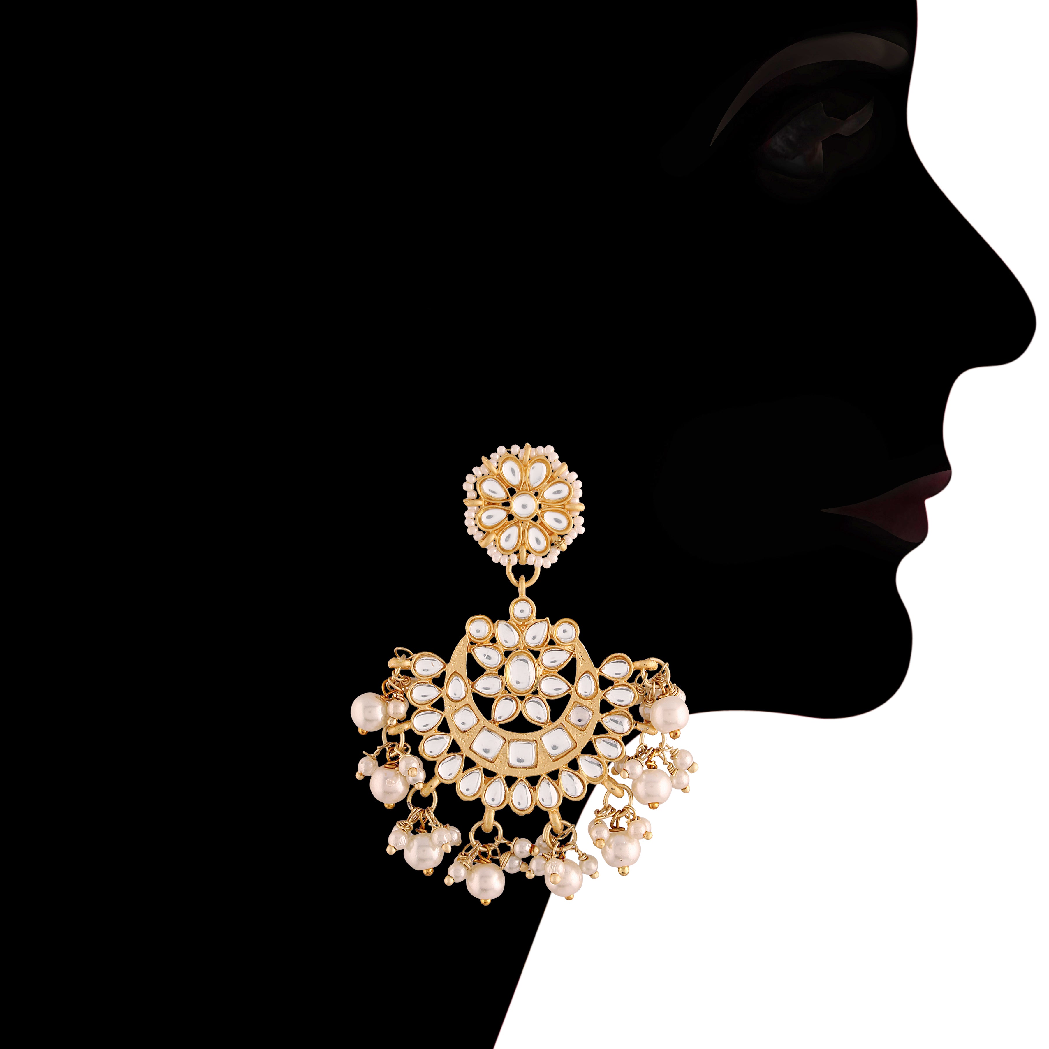 Mahira White Choker Set