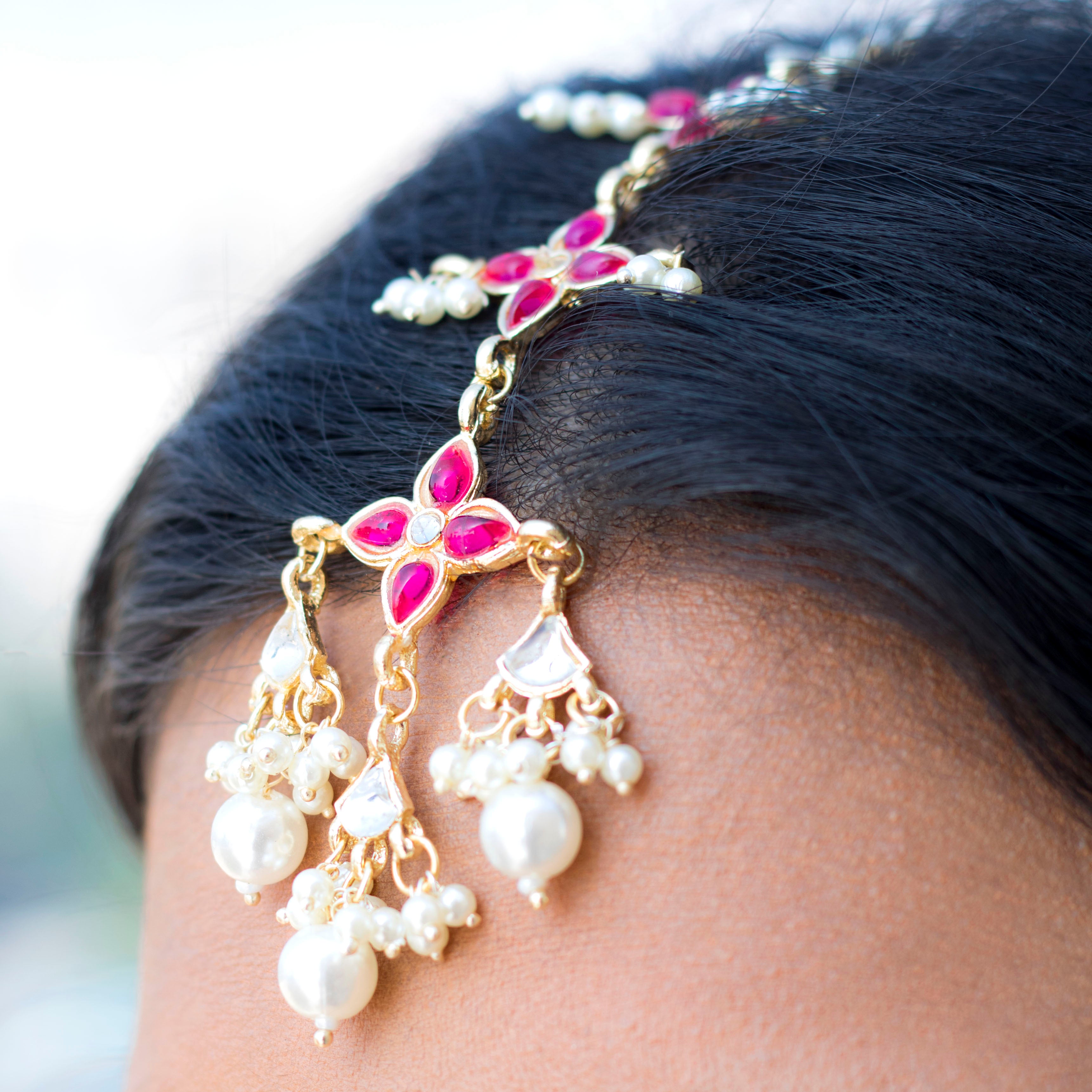 'KAASHI' Ruby Necklace Set