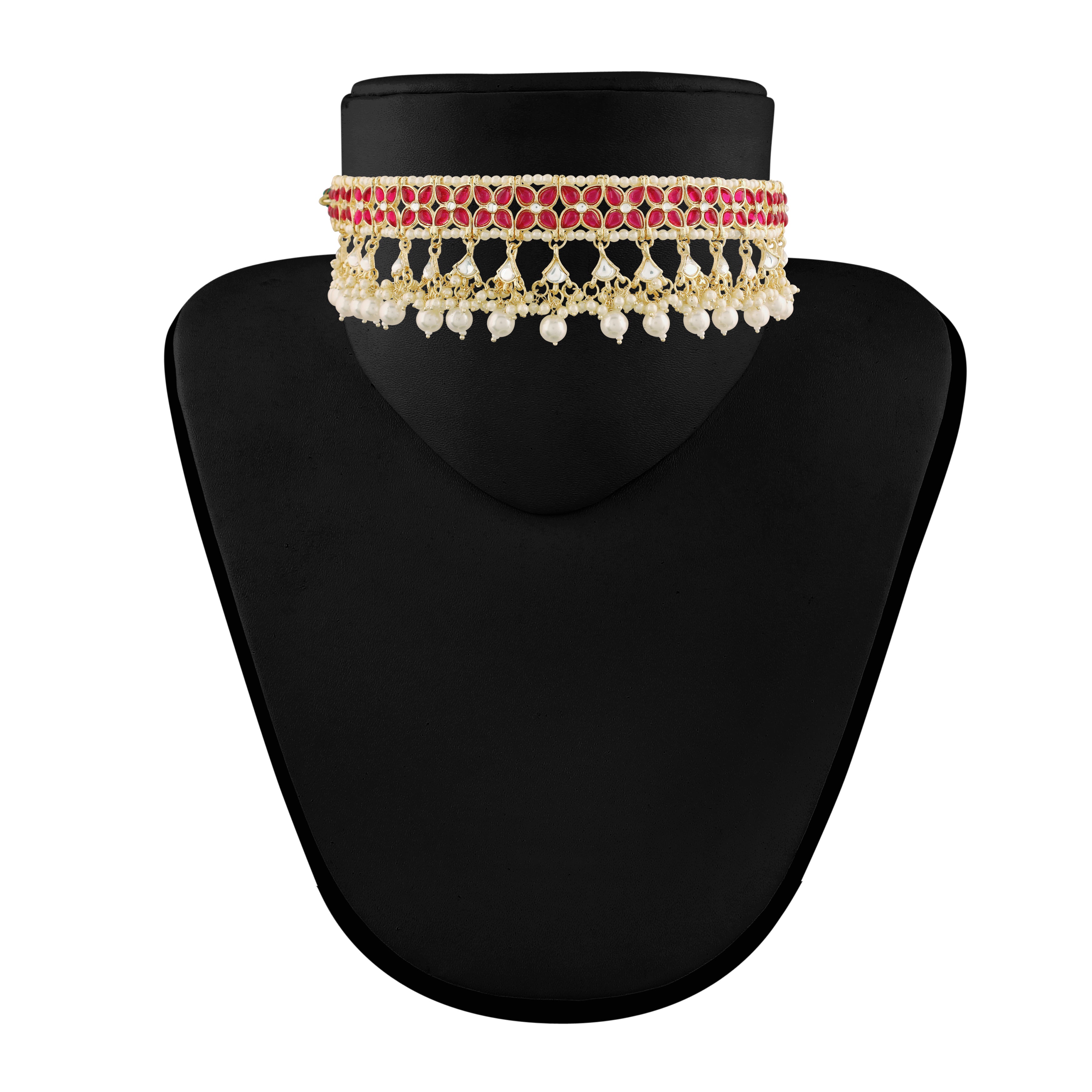 'KAASHI' Ruby Necklace Set