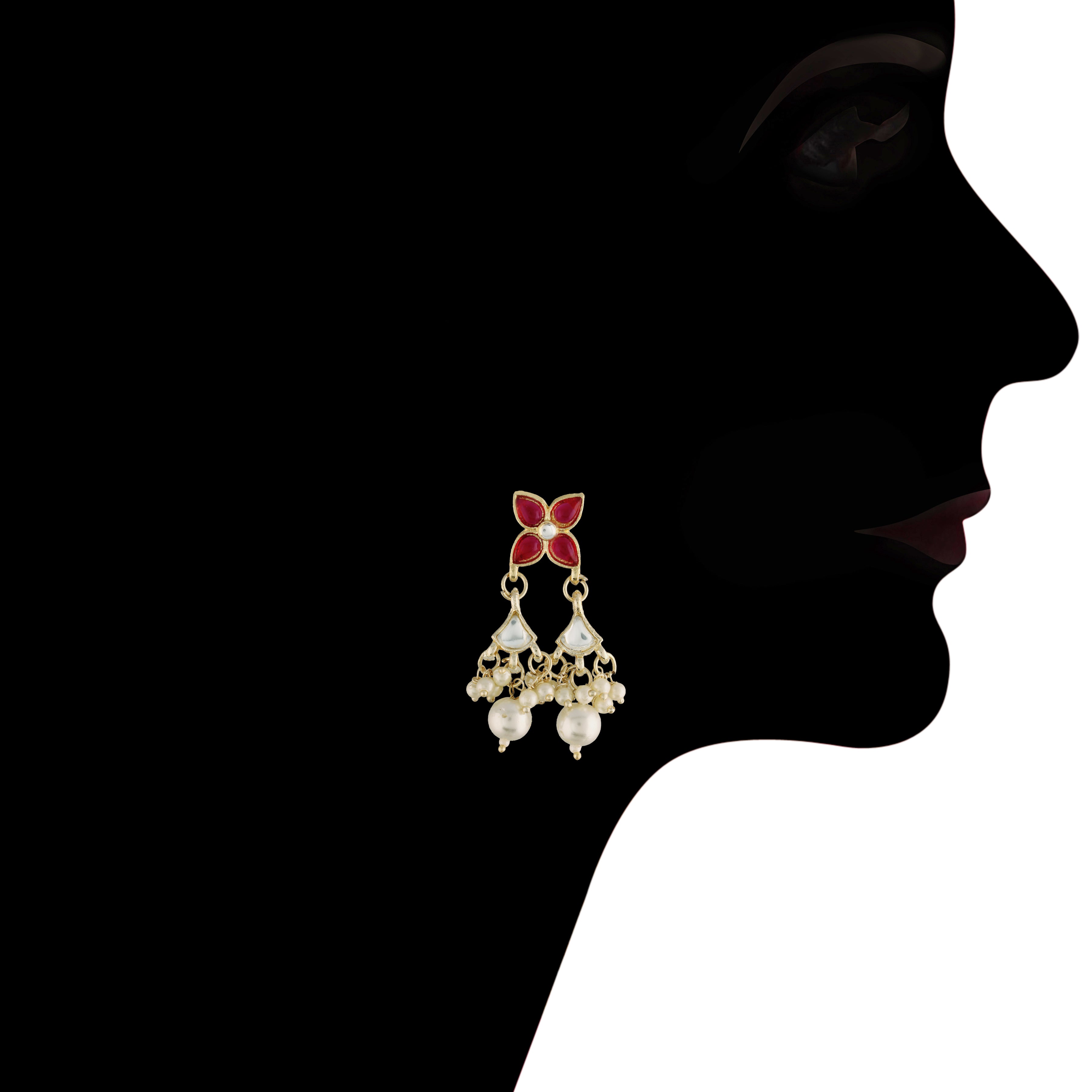'KAASHI' Ruby Necklace Set