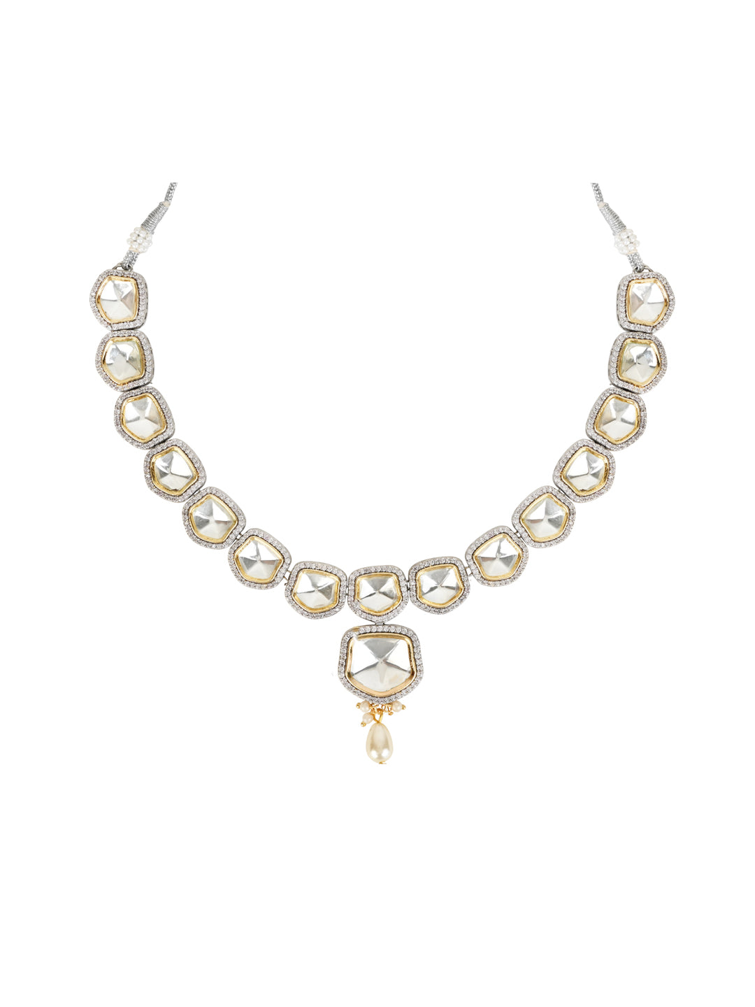 Phiroza Polki Kundan Neckpiece