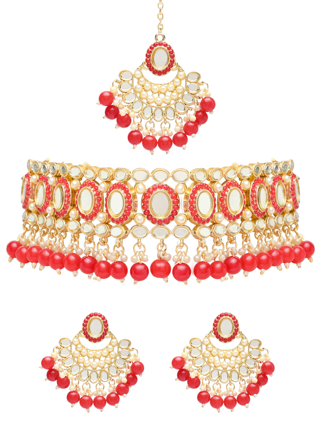 Nazma Red Choker