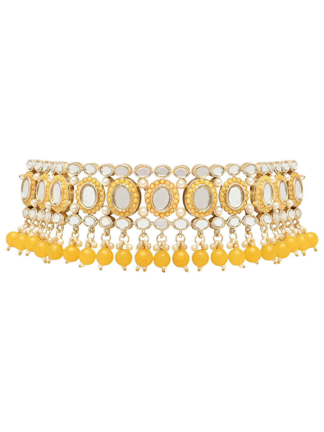 Nazma Yellow Choker
