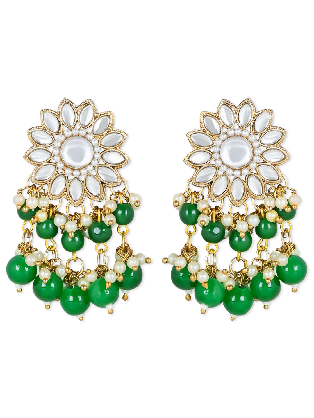 Ishna Green Necklace Set