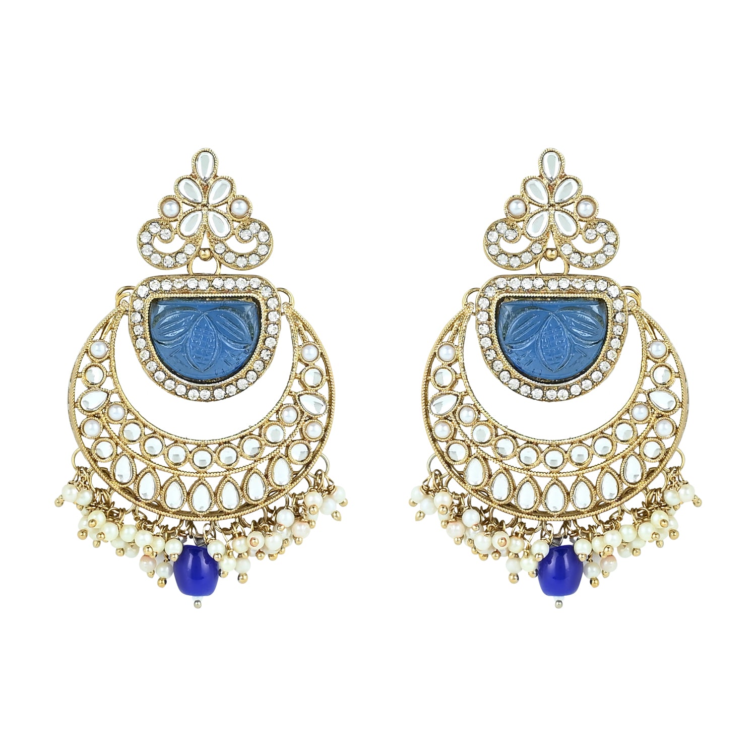 Mokshi Blue Necklace Set