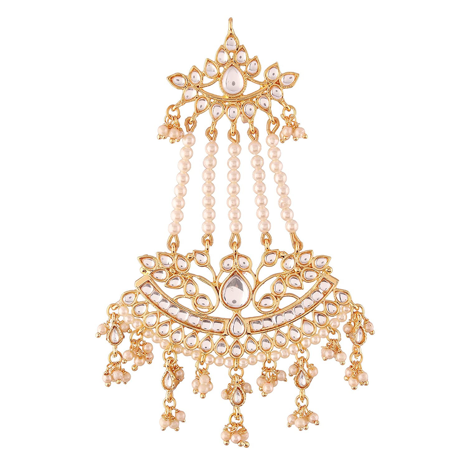 kundan , pearls chabi challa