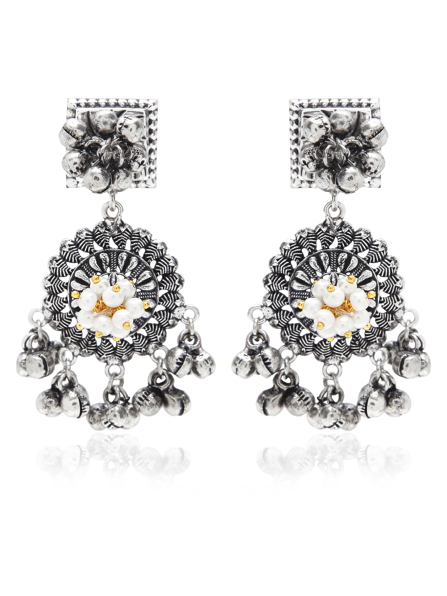 ' MRIGNA ' Oxidised Necklace Set