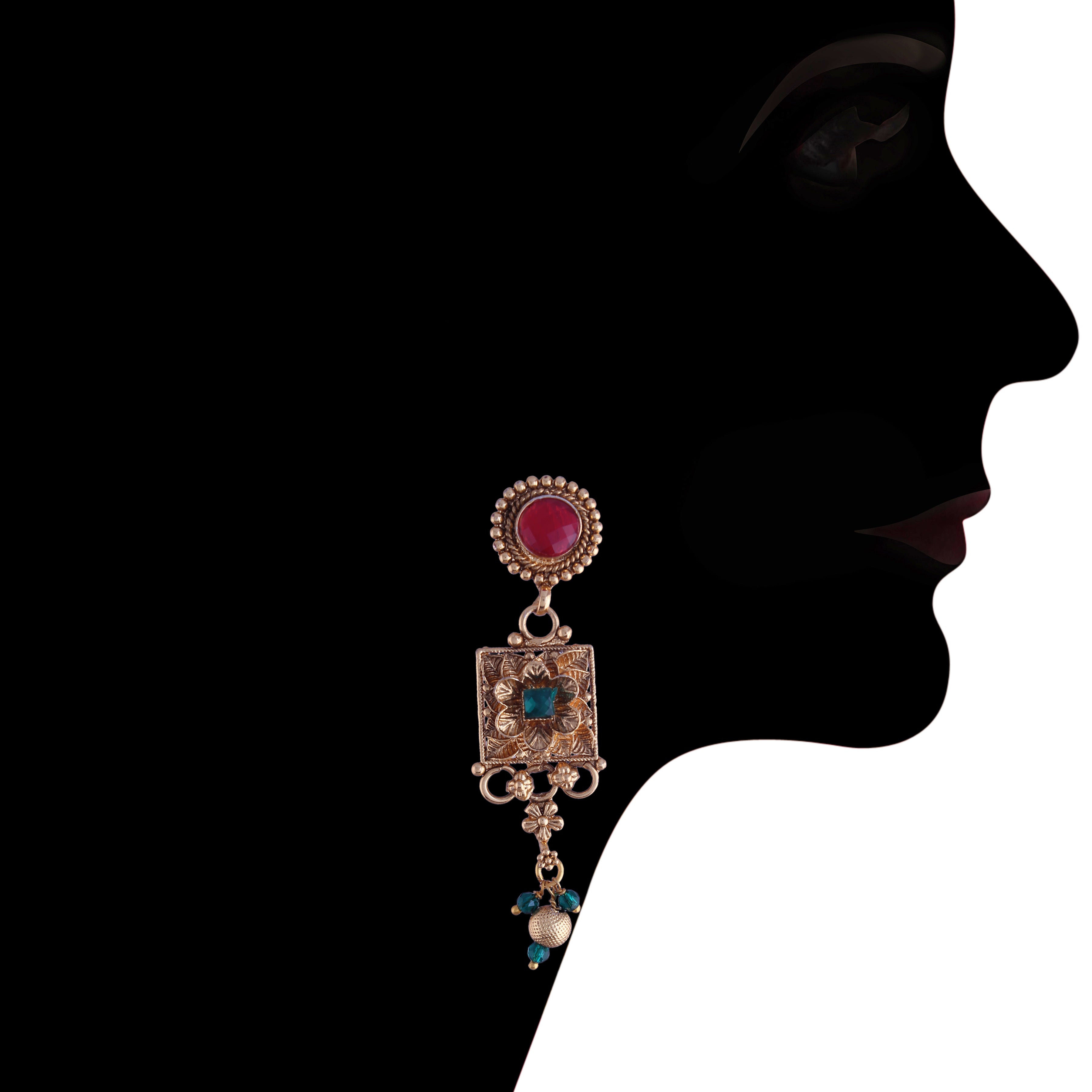 Ovie Green jewellery set