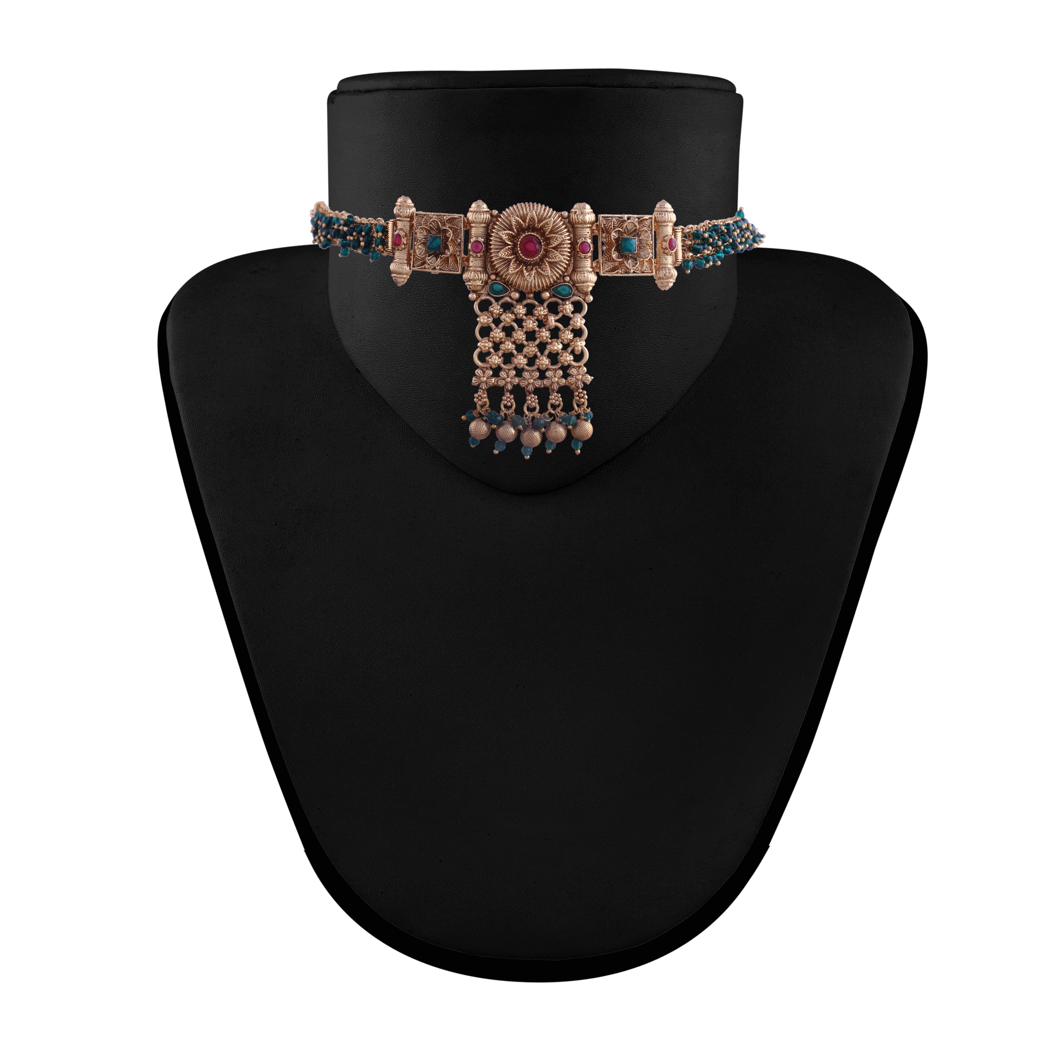 Ovie Green jewellery set