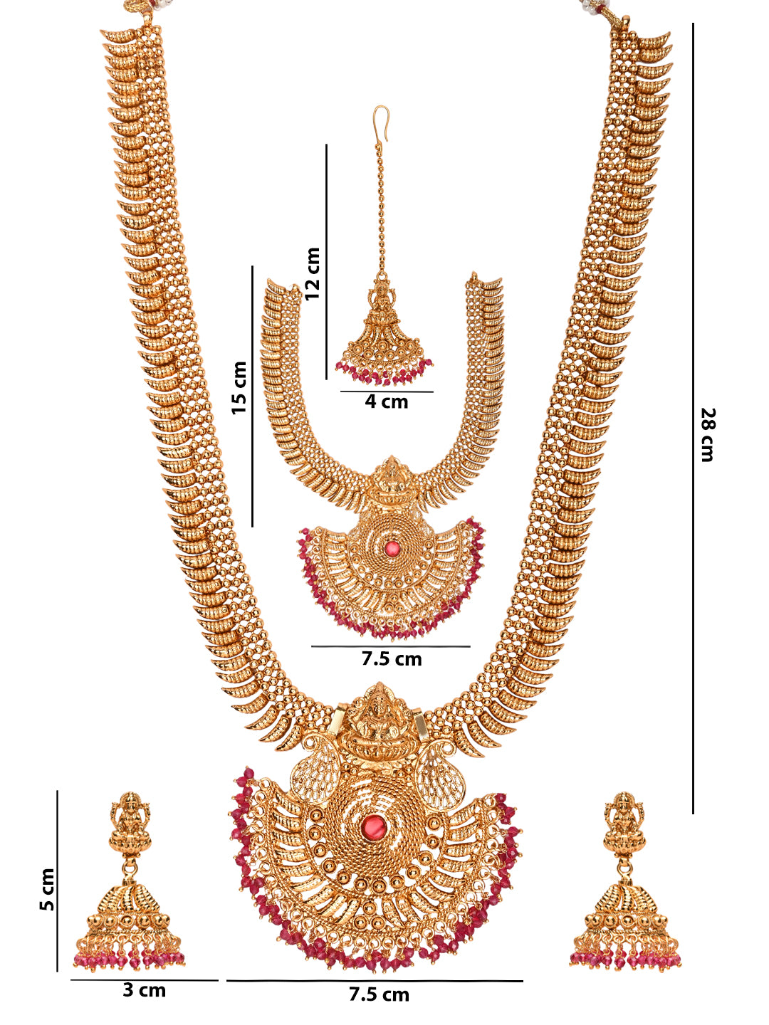 Archita Pink Necklace Set