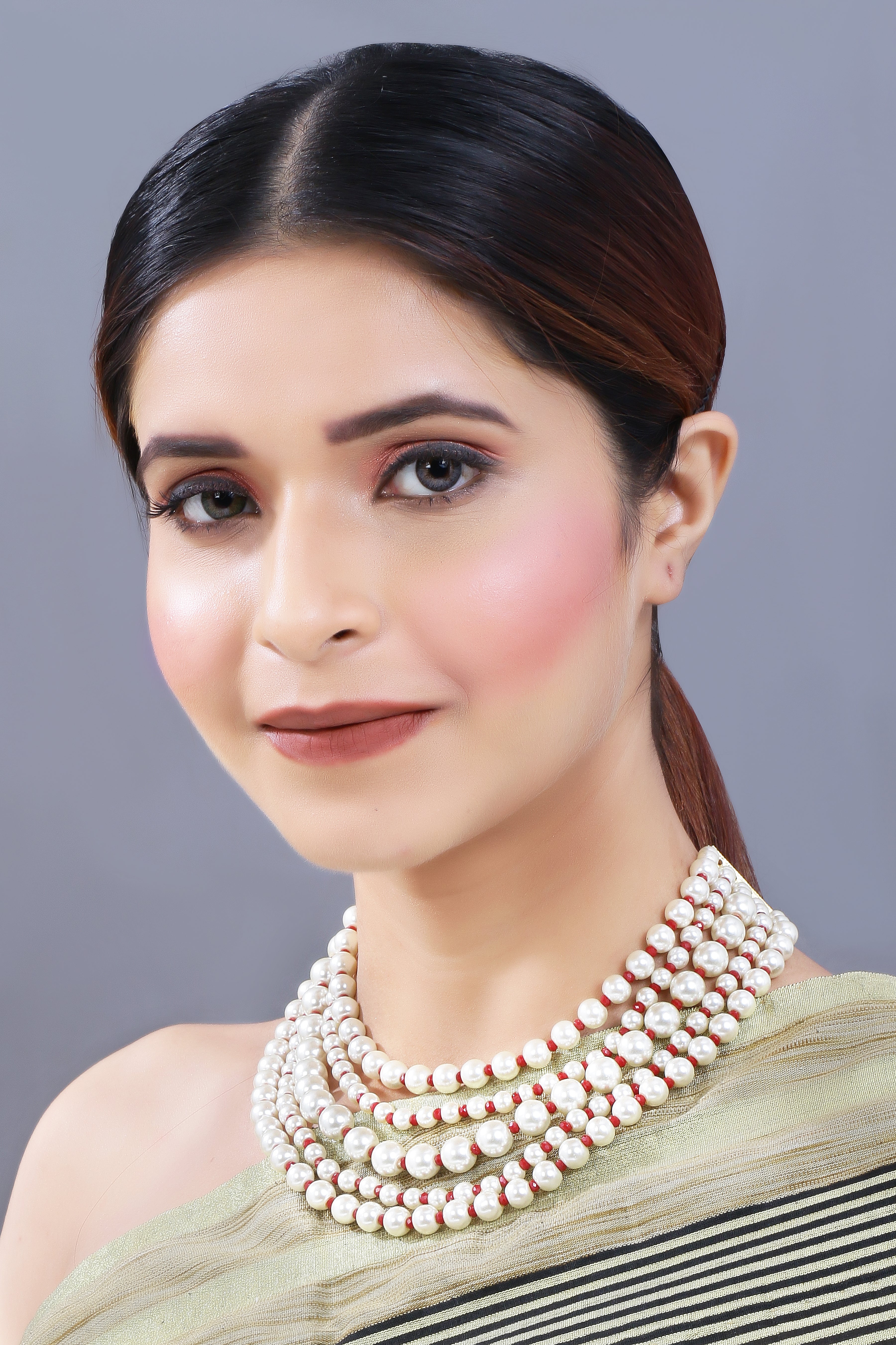 pearls necklace set