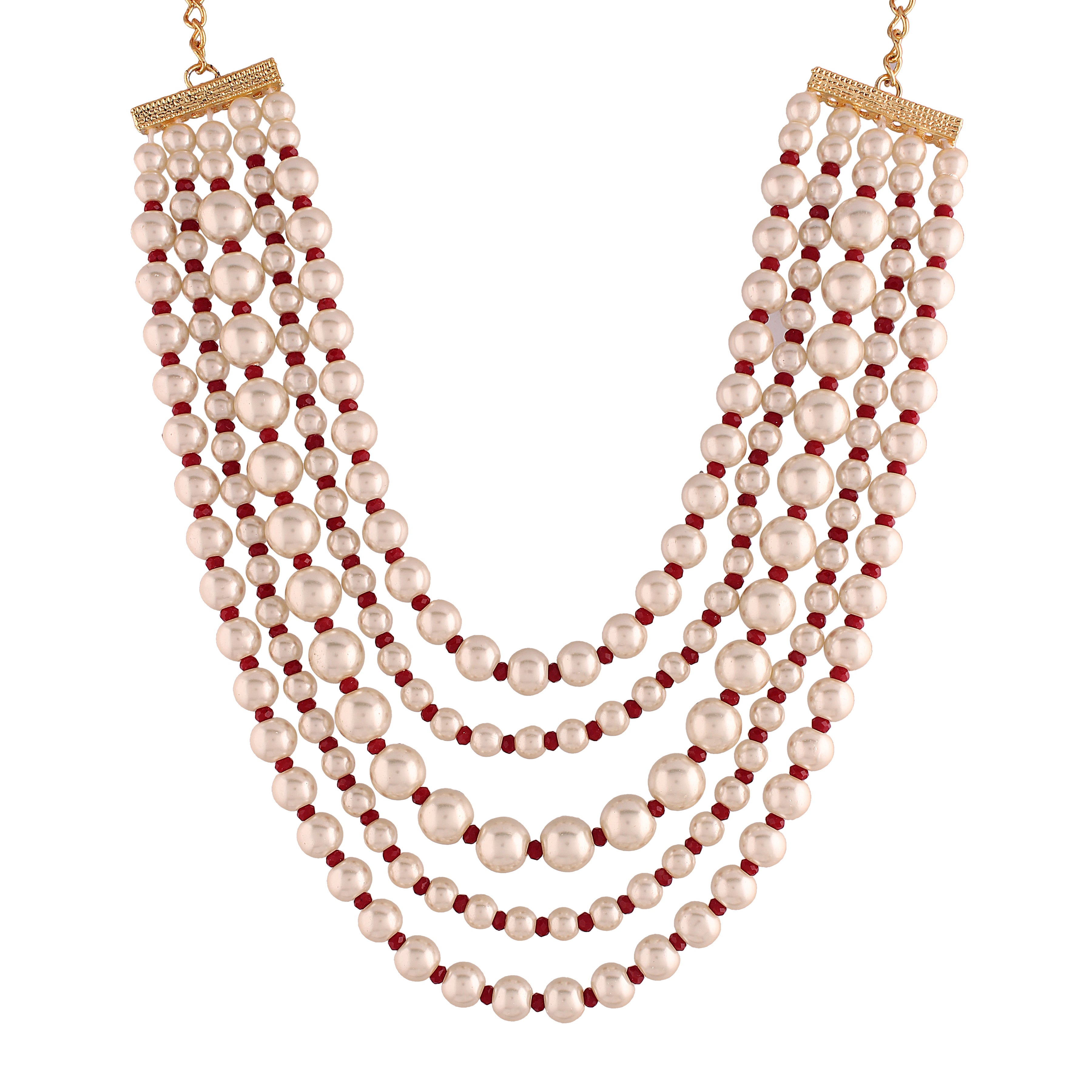 Dixita Pearl Necklace Set