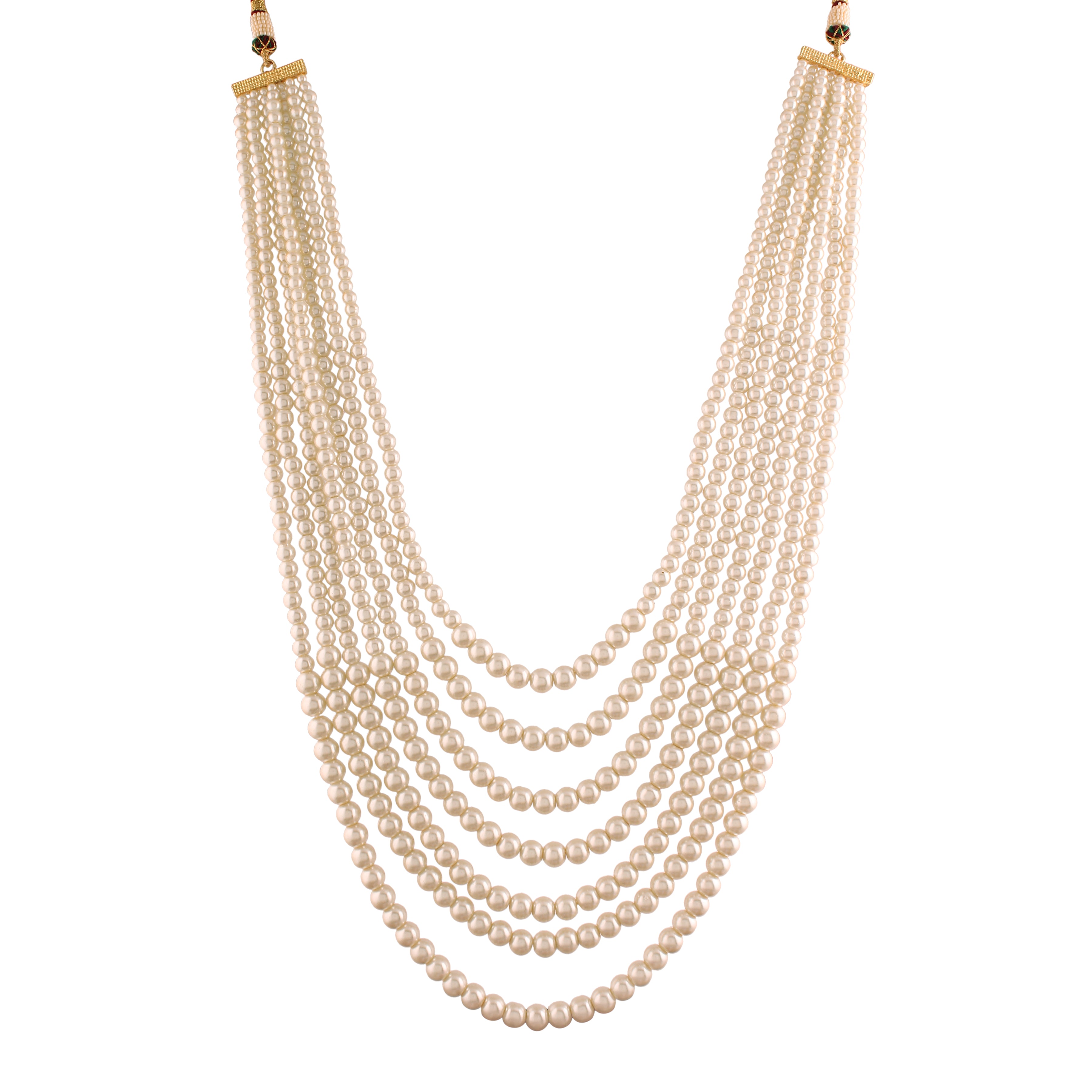 Atharva White Necklace For Men