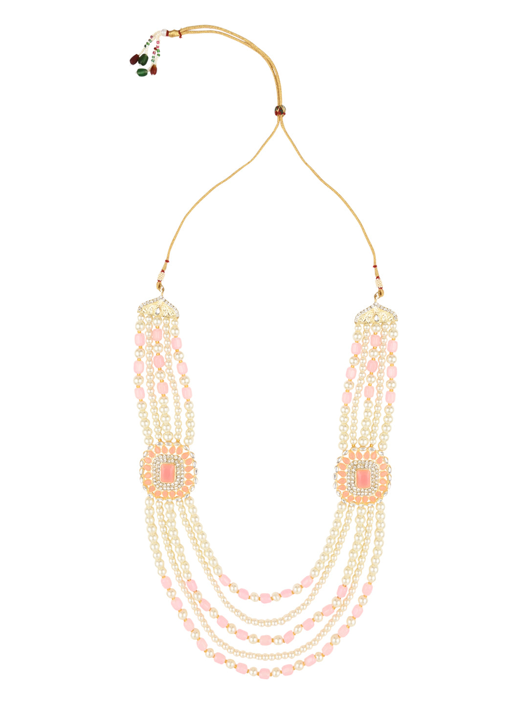 Riyansh Pink Necklace For Men