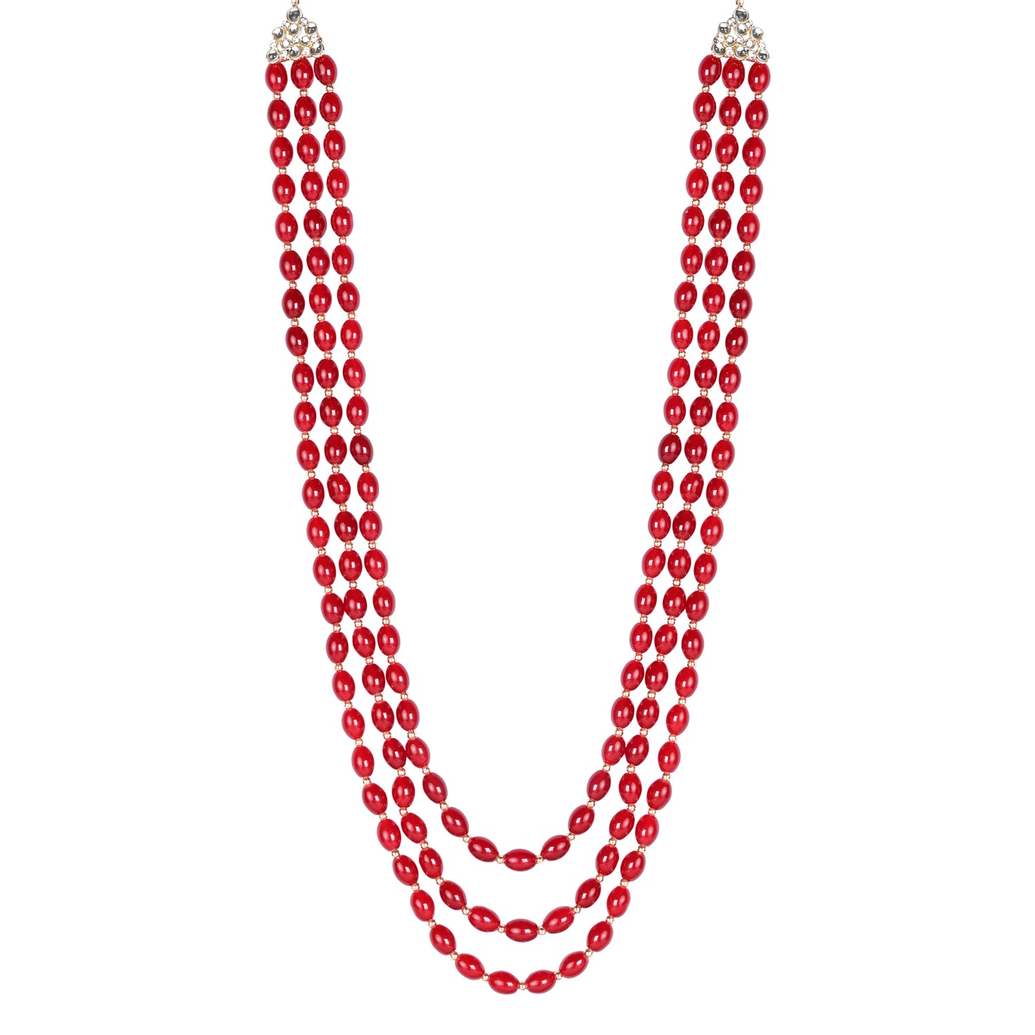 Kabir Maroon Necklace