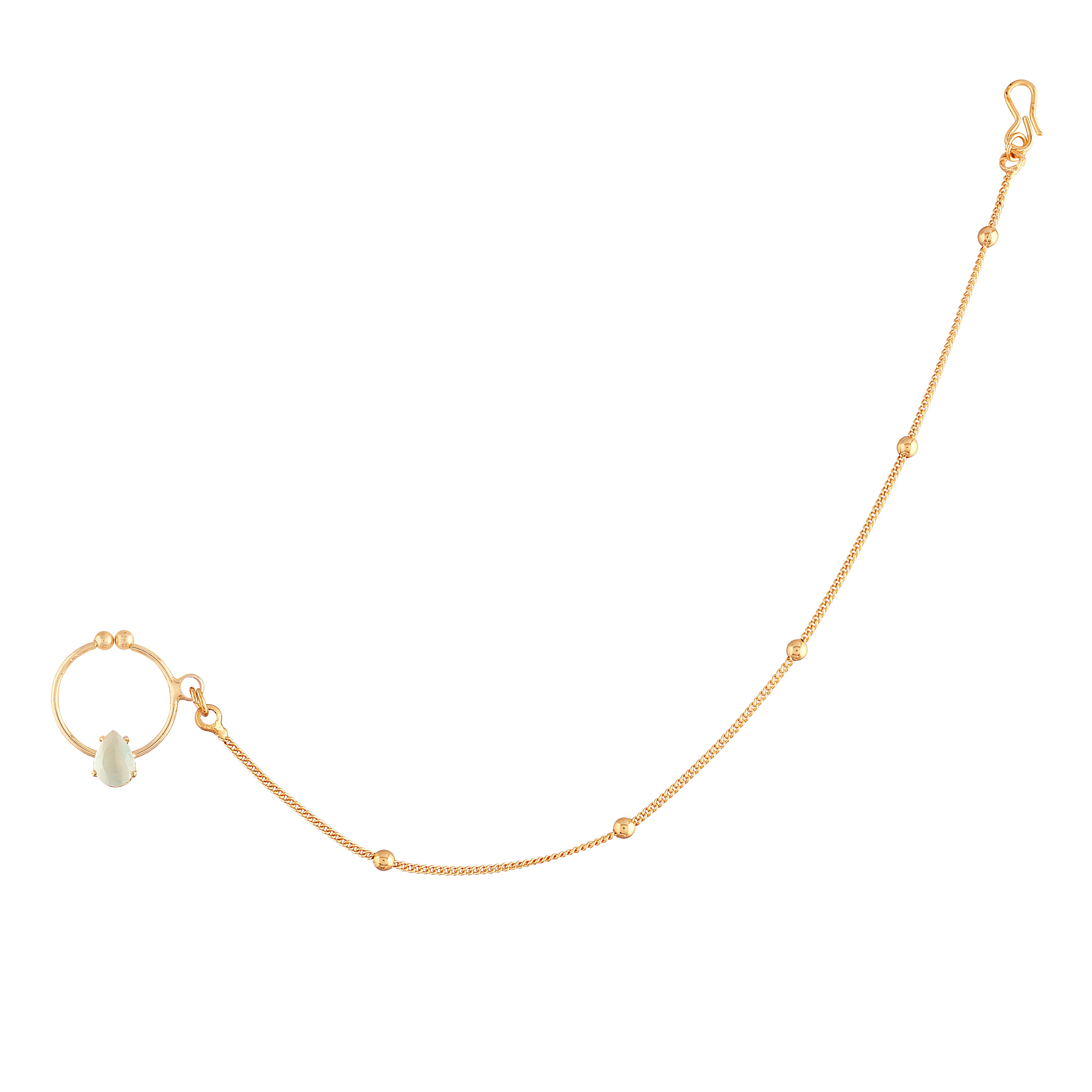 Ruhi Mint Nose Ring