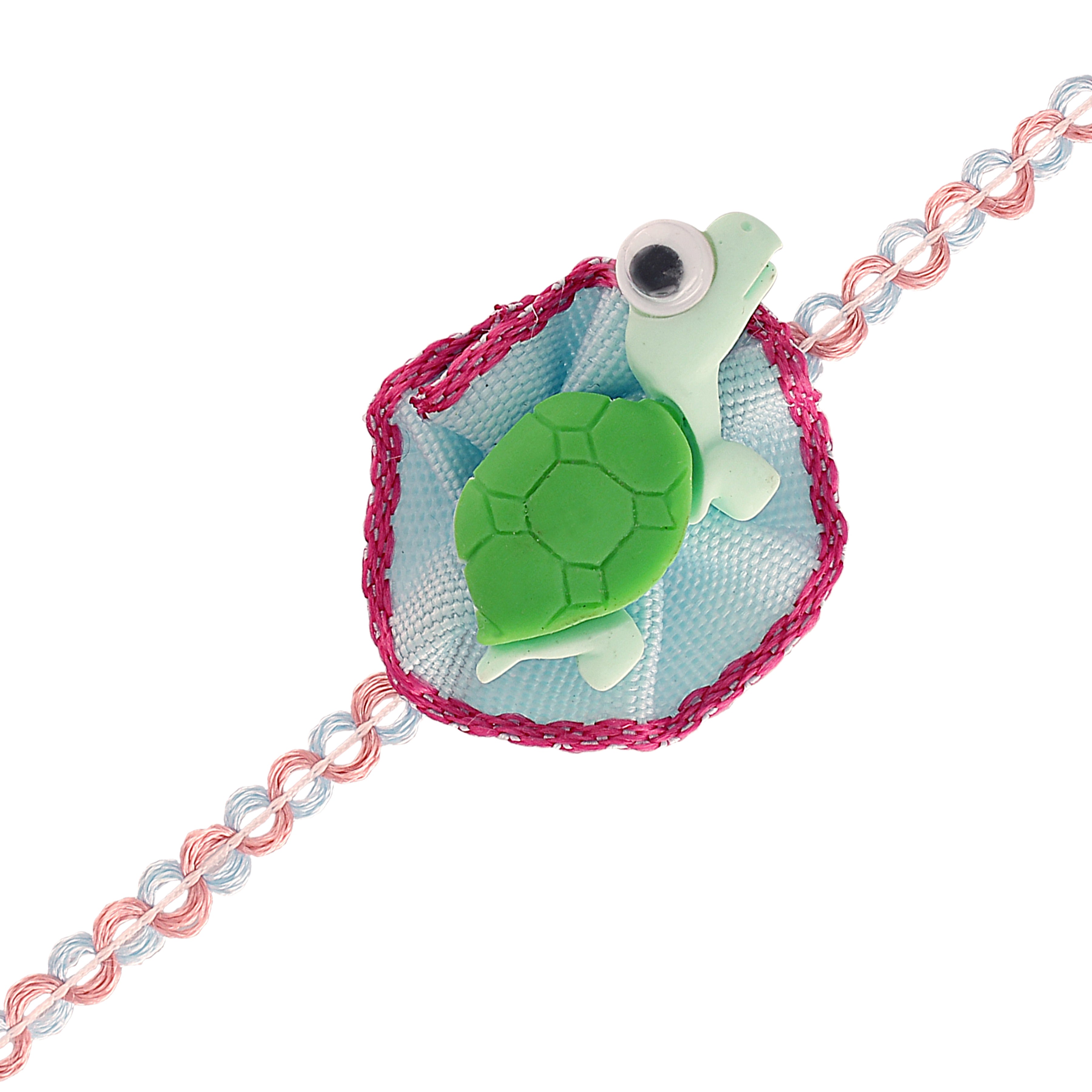 Adorable Kid's Tortoise Cartoon character Rakhi