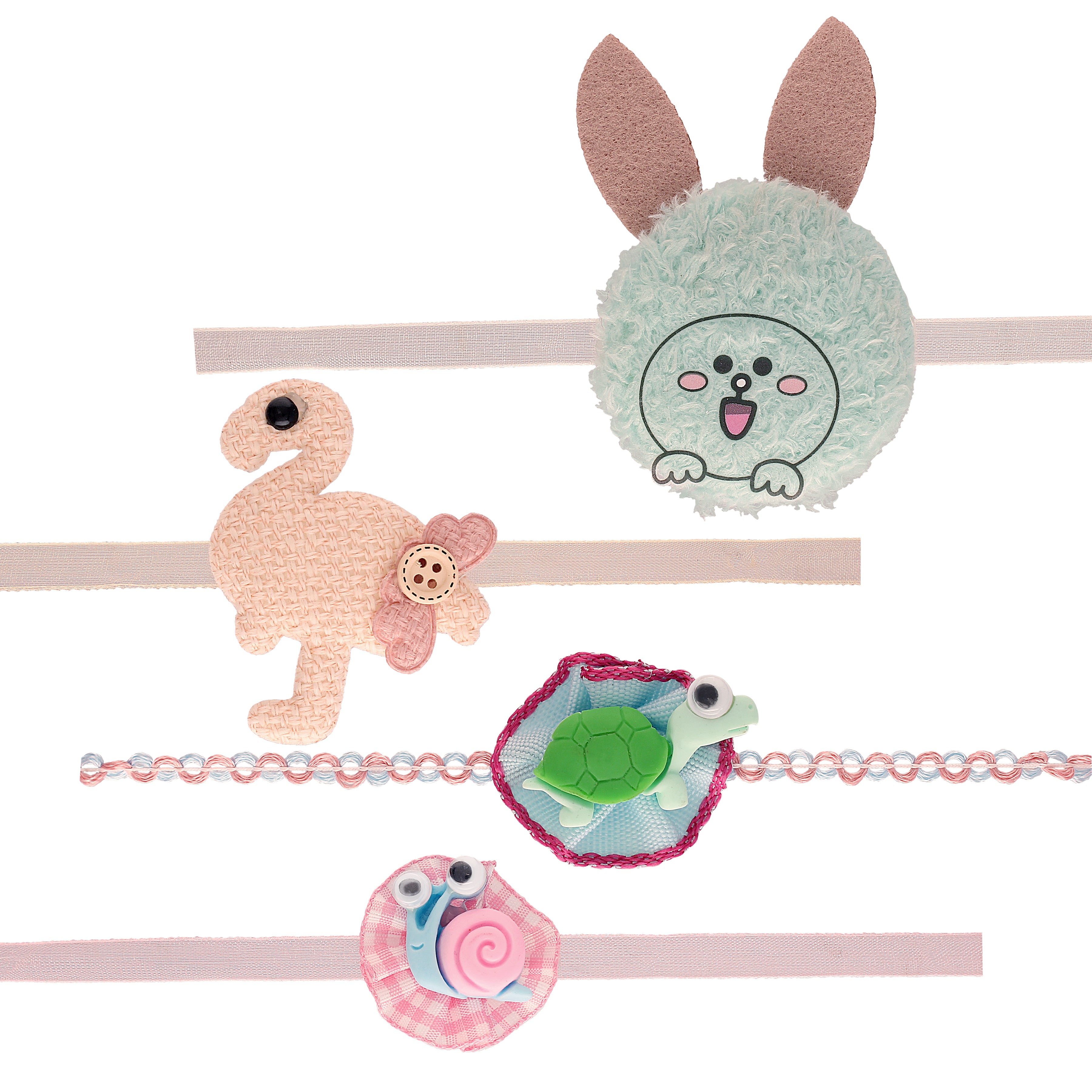 Adorable Kid's Cartoon character Combo Rakhi (Pack Of 4)