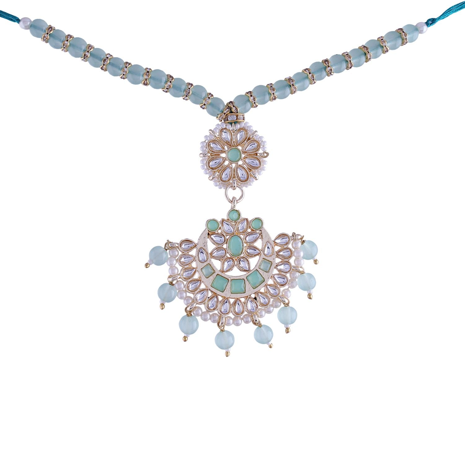 Designer Bhaiya Bhabhi Hanging Lumba & Rakhi Combo Set