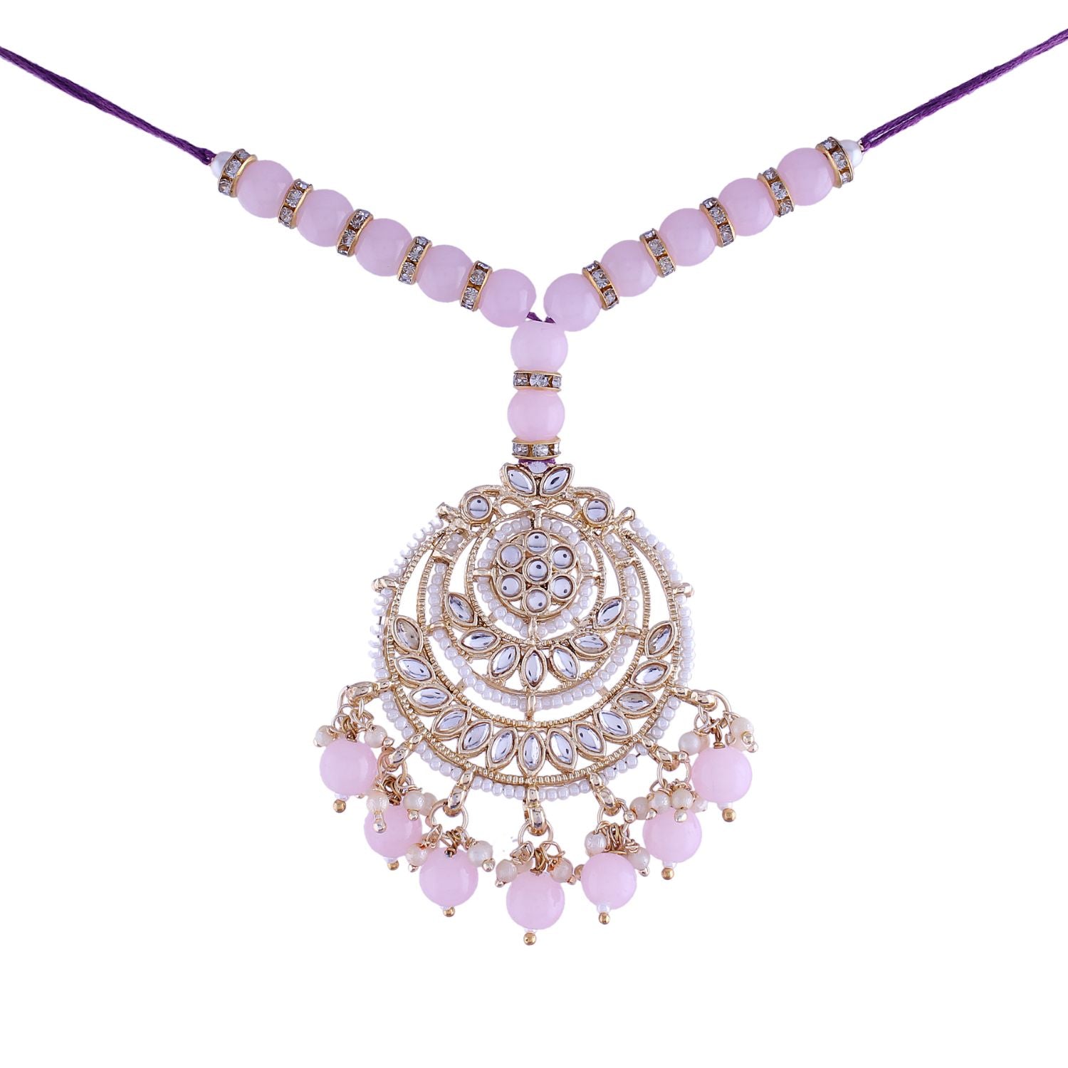 Designer Bhaiya Bhabhi Hanging Lumba & Rakhi Combo Set
