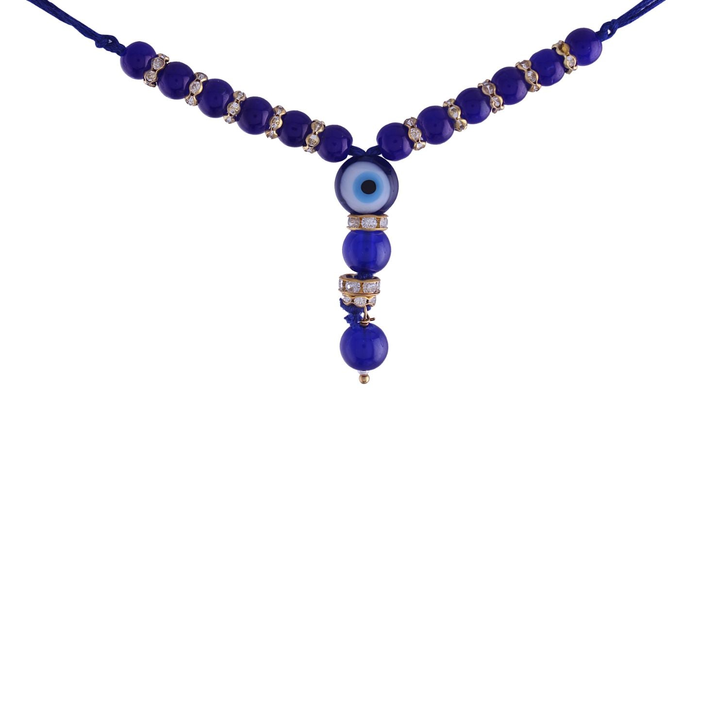 Designer Bhaiya Bhabhi Hanging Lumba & Rakhi Combo Set