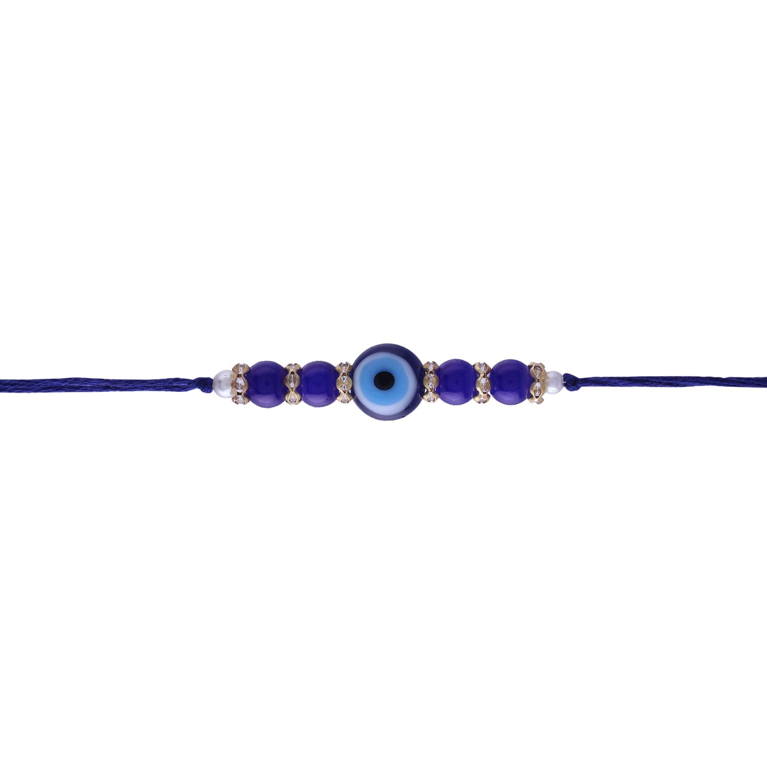 Designer Bhaiya Bhabhi Hanging Lumba & Rakhi Combo Set