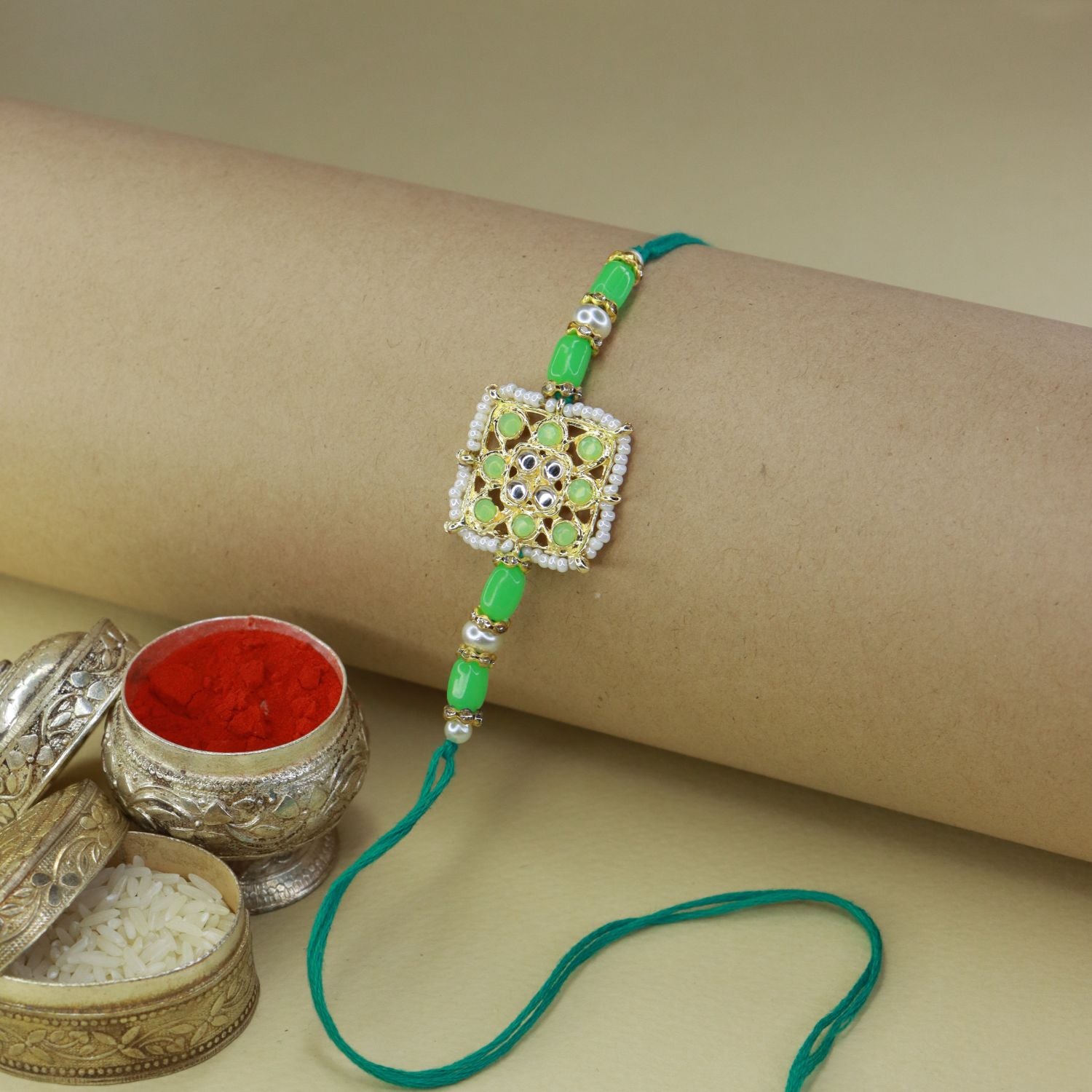 STONES ,KUNDAN , PEARL, RAKHI