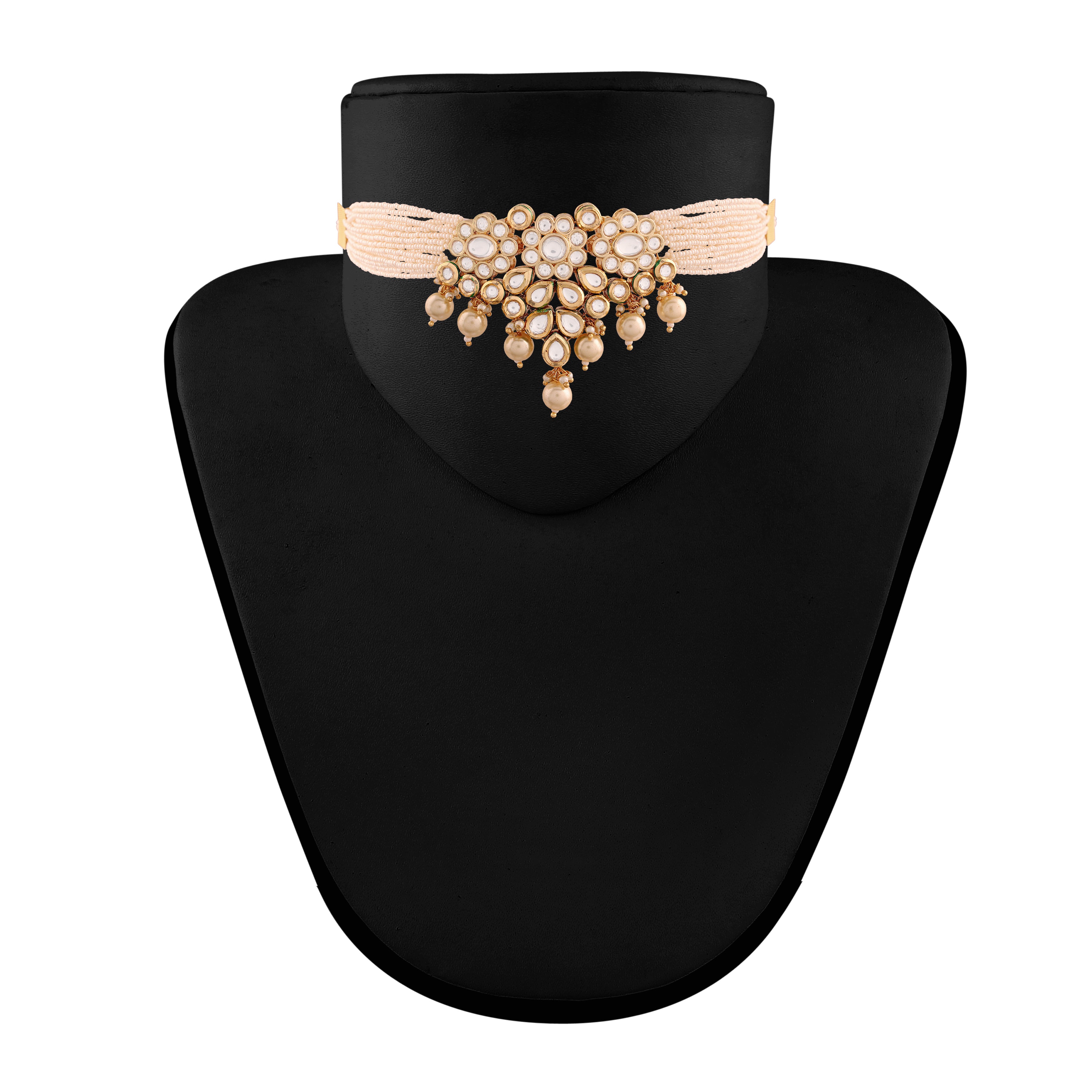 BHAAGYA White Choker