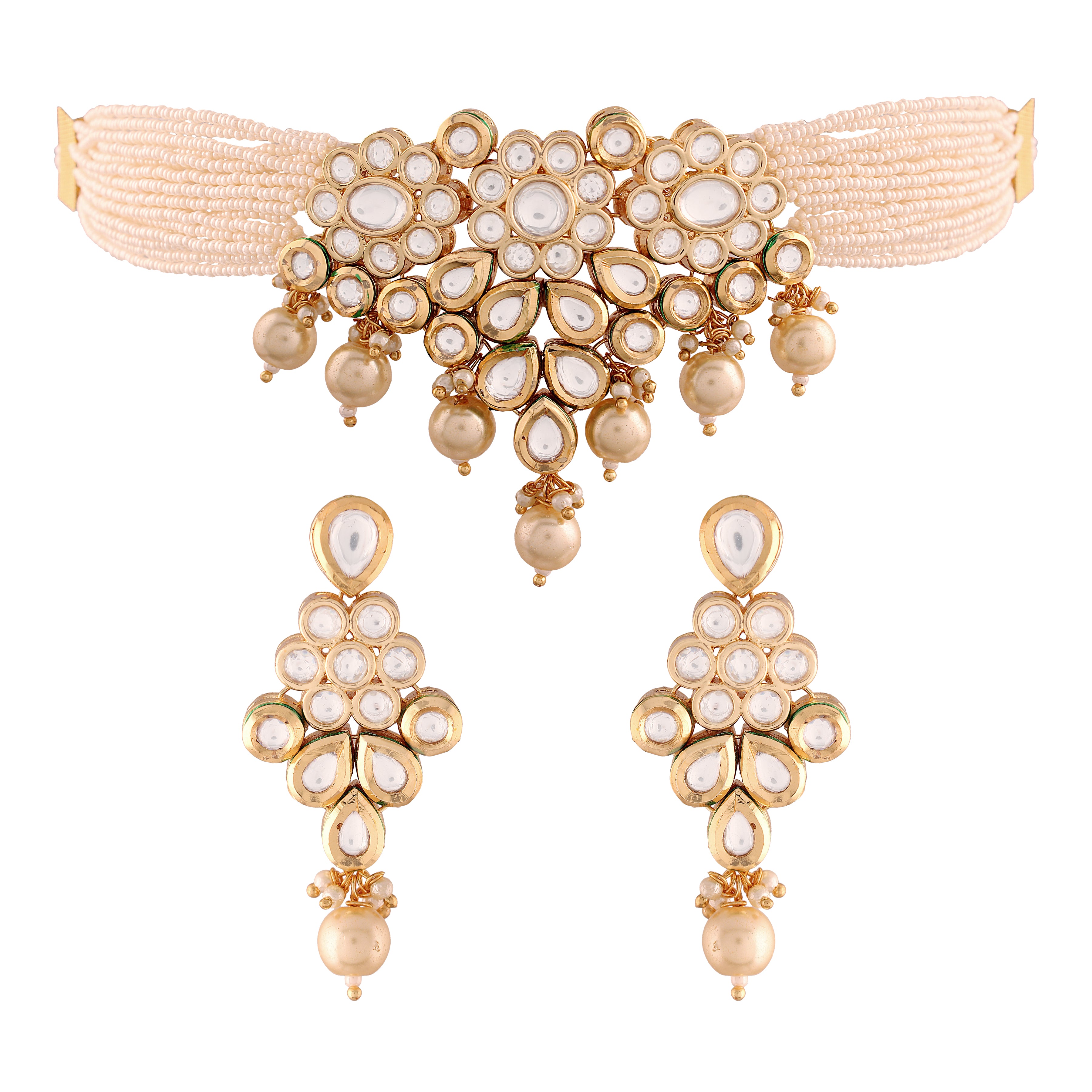 BHAAGYA White Choker
