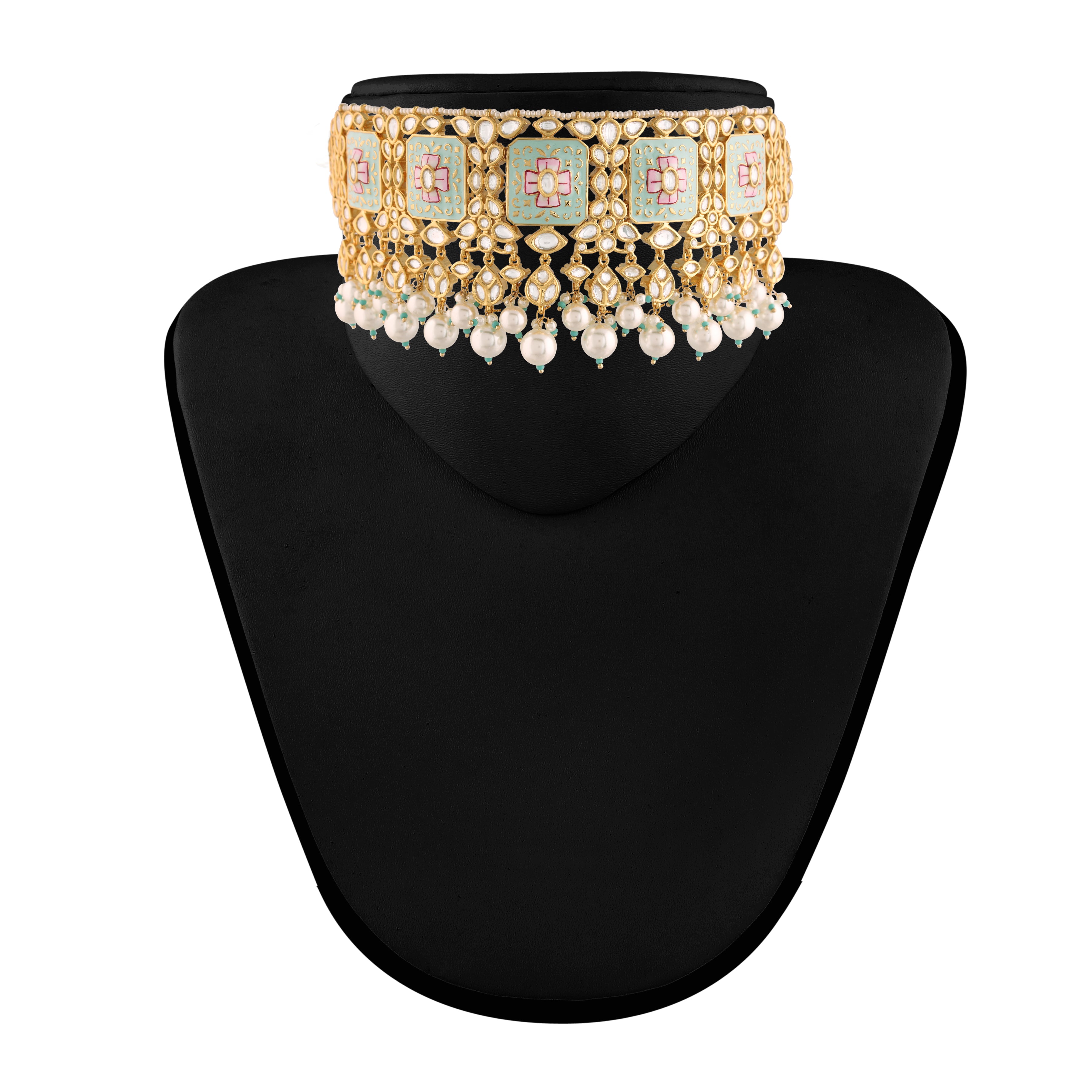 KASHISH Mint Choker
