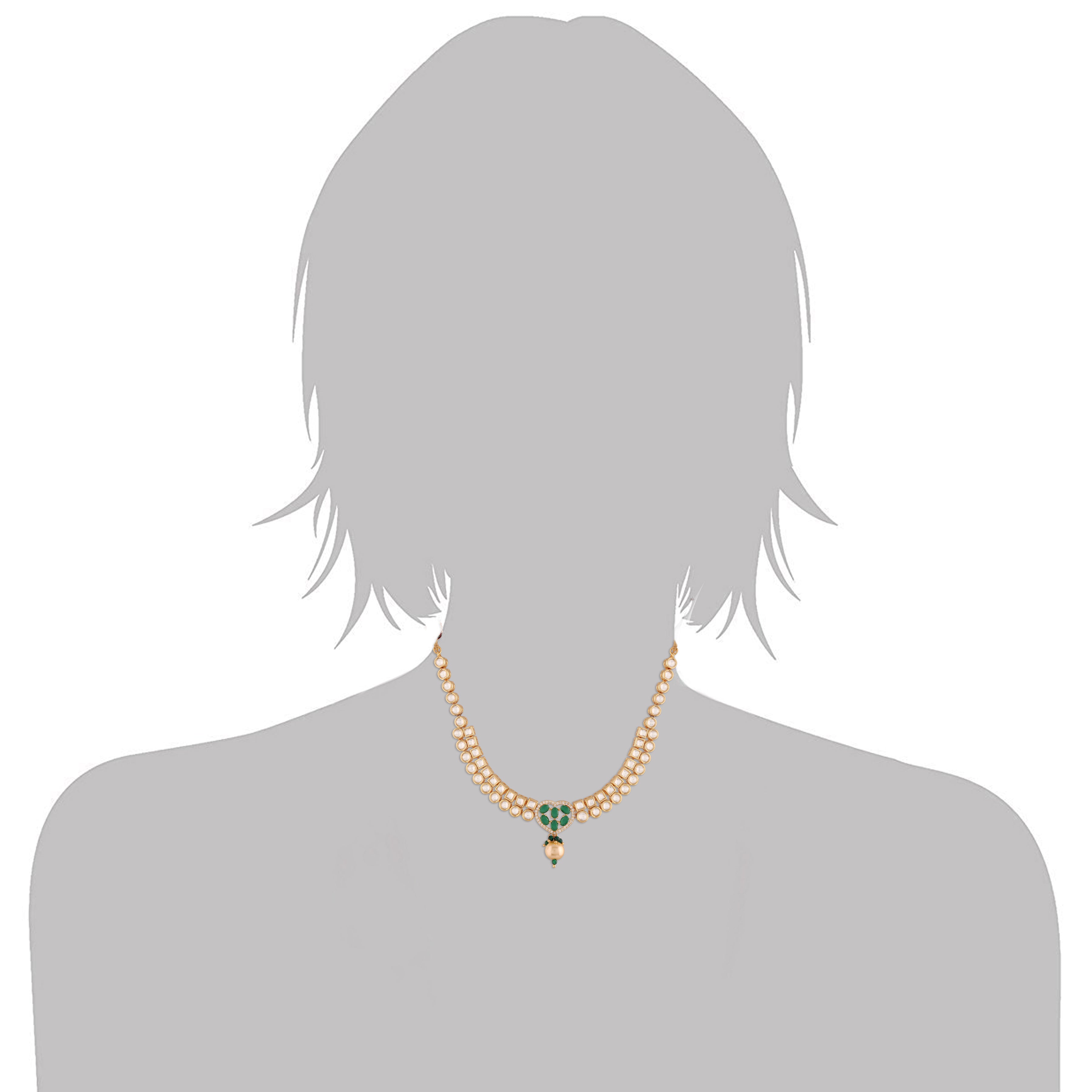 Dhwani Green Choker Set