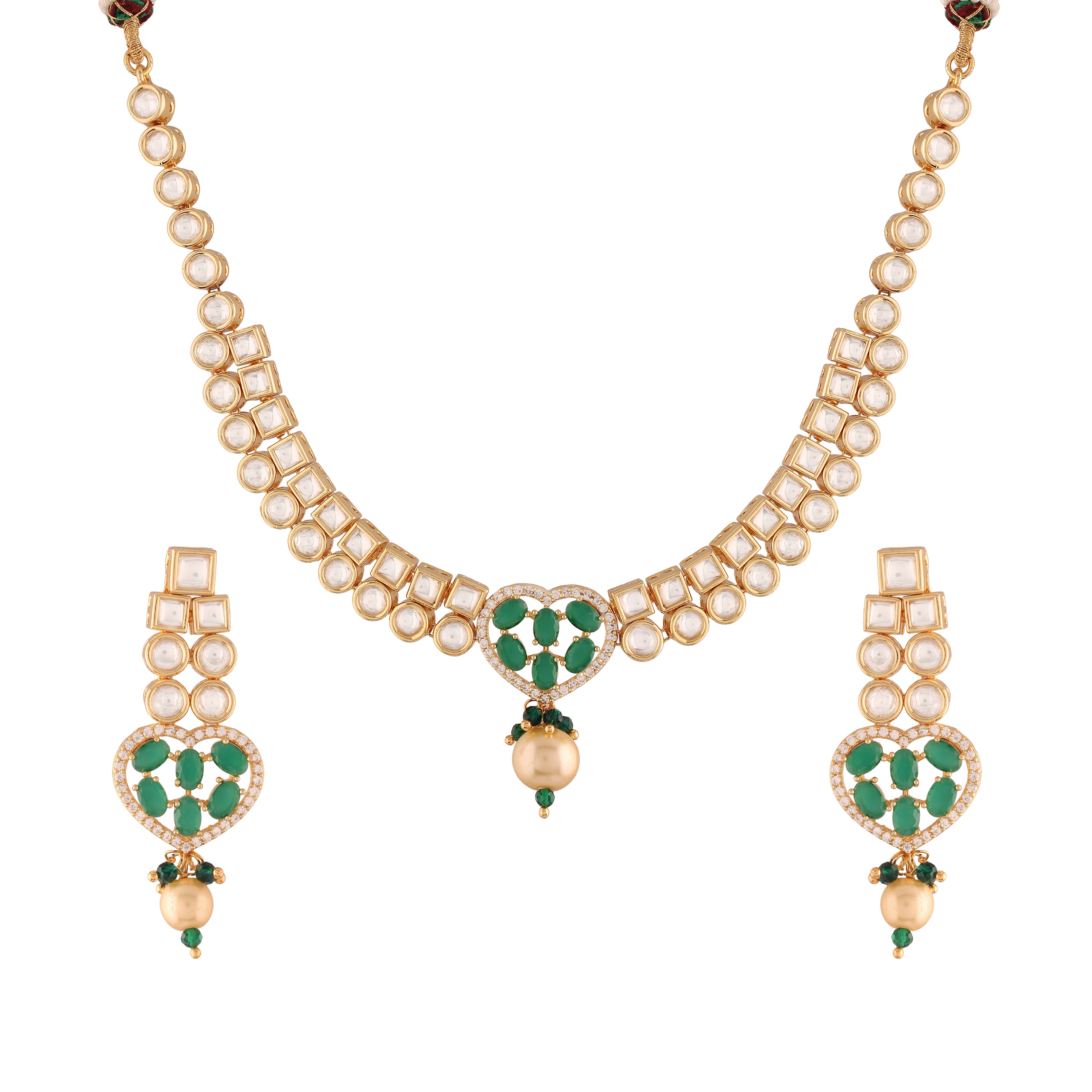 Dhwani Green Choker Set