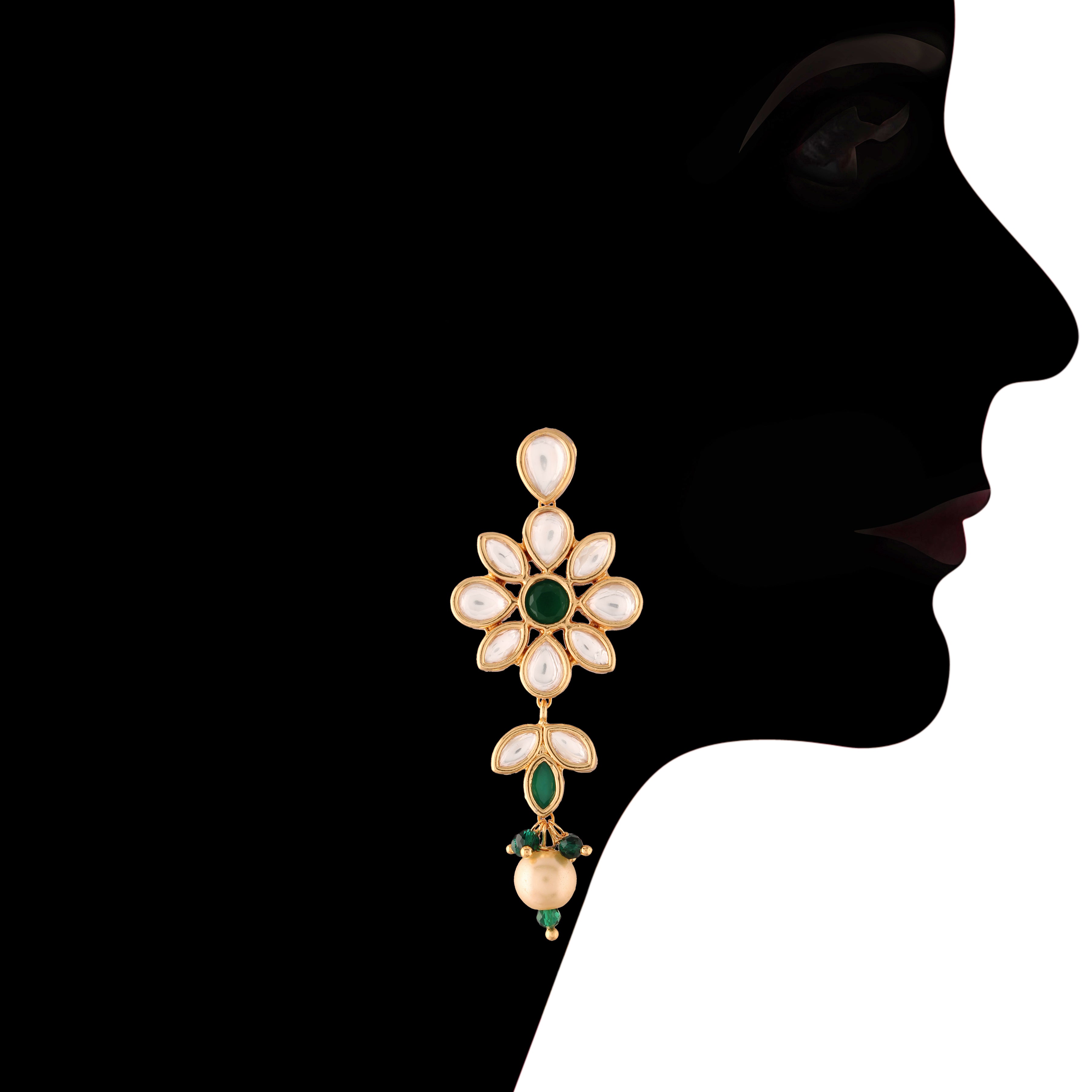 Vanhi Green Choker Set